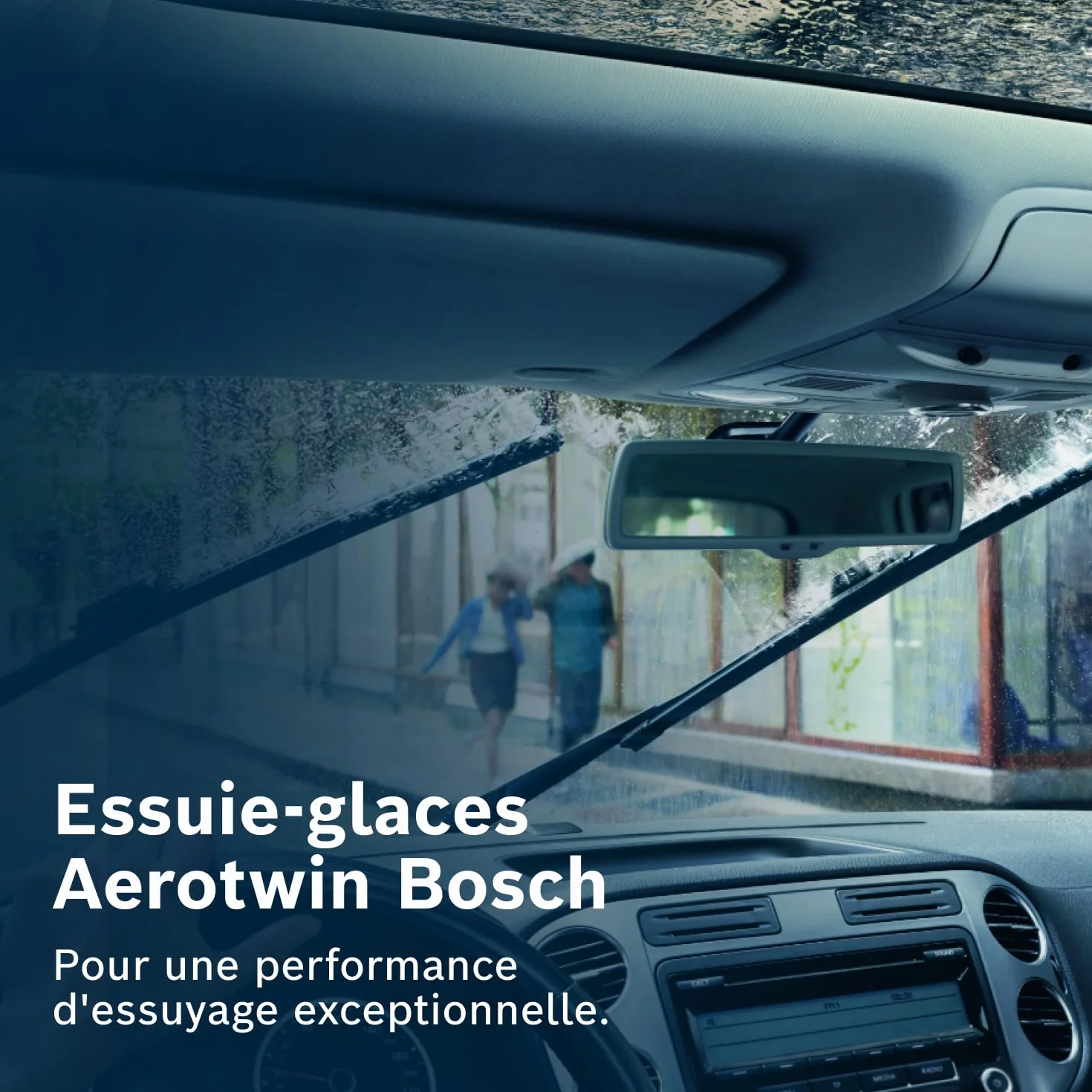 Bosch 3 397 007 555 Pióro Wycieraczki, Czarny, 600 mm/400 mm