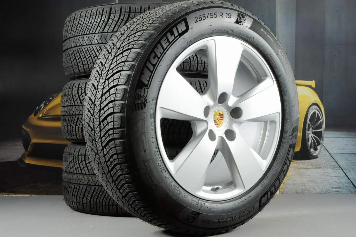Zestaw kół zimowych Porsche Cayenne E3/9Y0 19" Michelin/zimy koła
