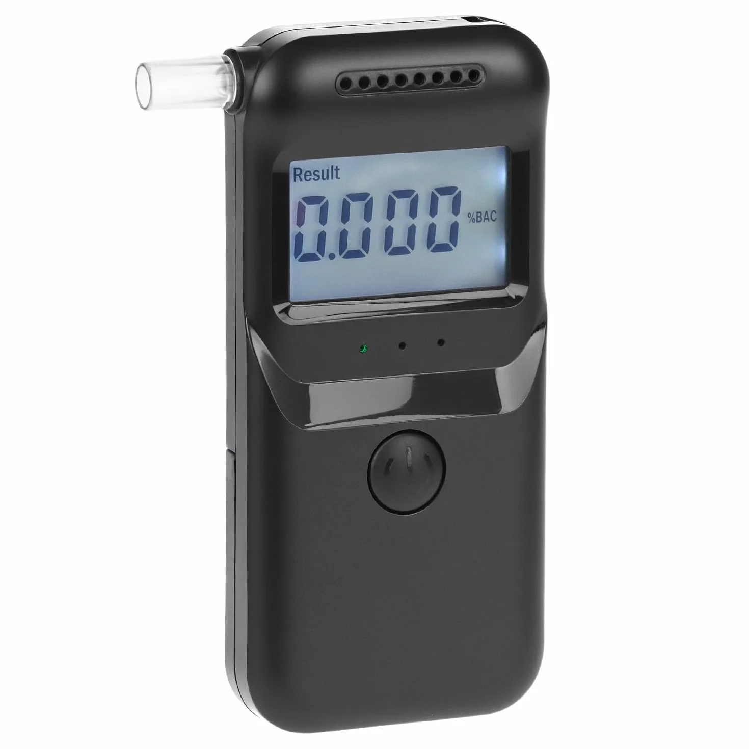 QWORK Alkomat cyfrowy z 20 ustnikami, pomiar BAC, niebieski LCD
