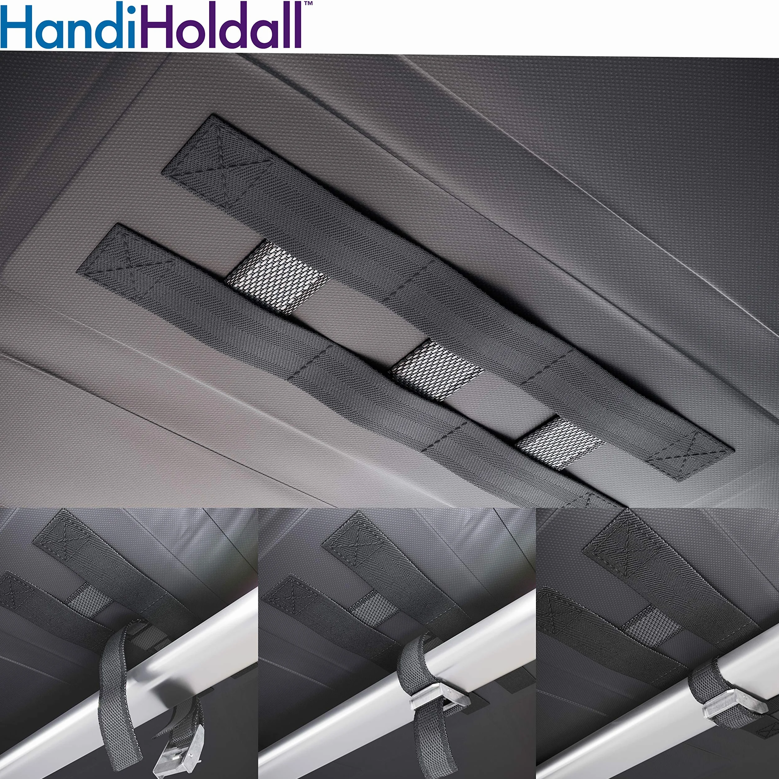 HandiWorld HandiHoldall Extra Large 400 Litres Waterproof Foldable Roof Bag Black