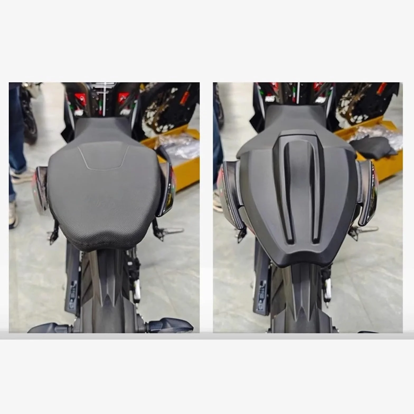 Pasuje do Aprilia RS457 RS 457 2024 2025 zamontowana osłona tylnego siedzenia osłona tylnego siedzenia tylne siedzenie pasażera(Matte black)
