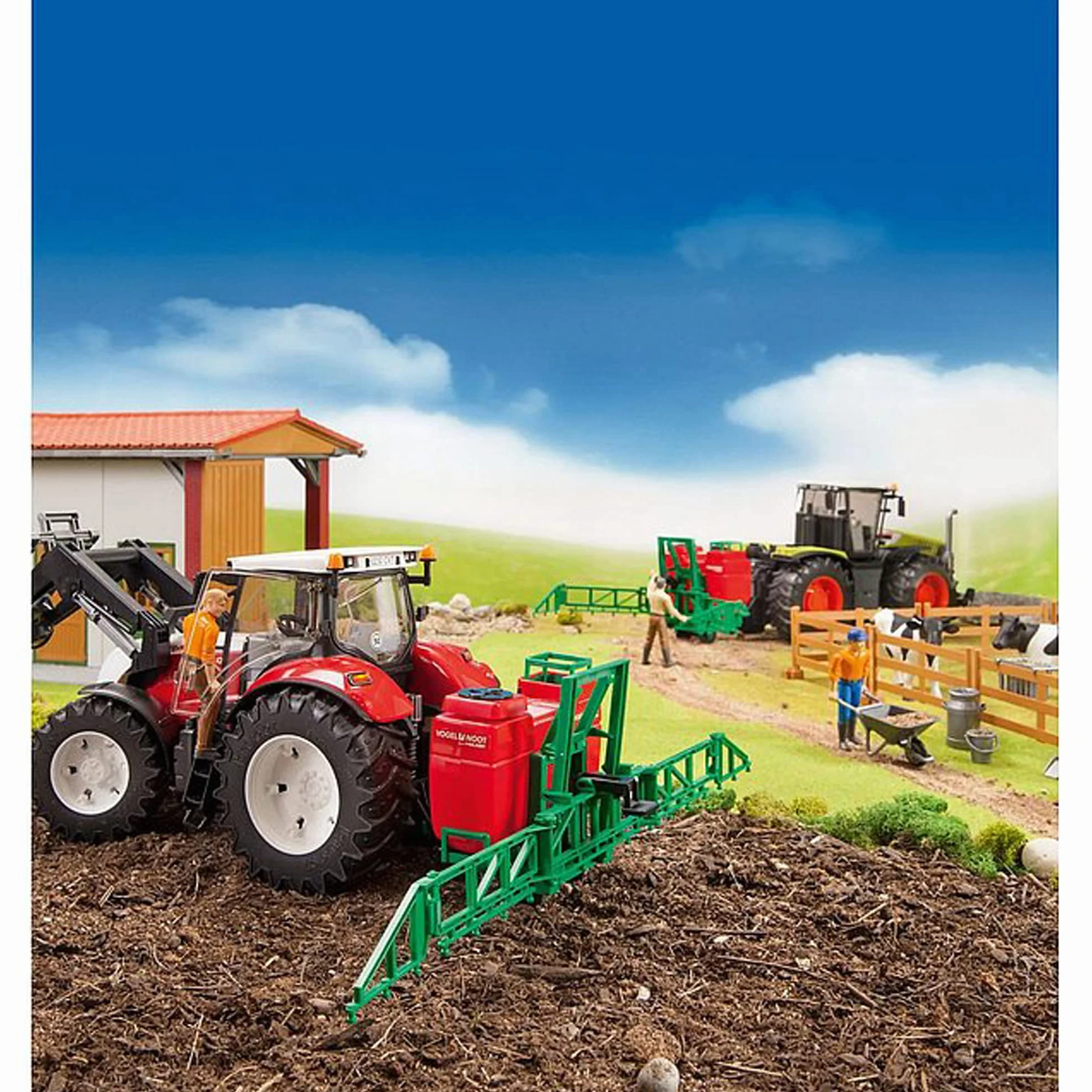 bruder 03015 - Claas Xerion 5000 - 1:16 Pojazdy, ciągnik, buldog, farma, rolnictwo, świat, zabawki