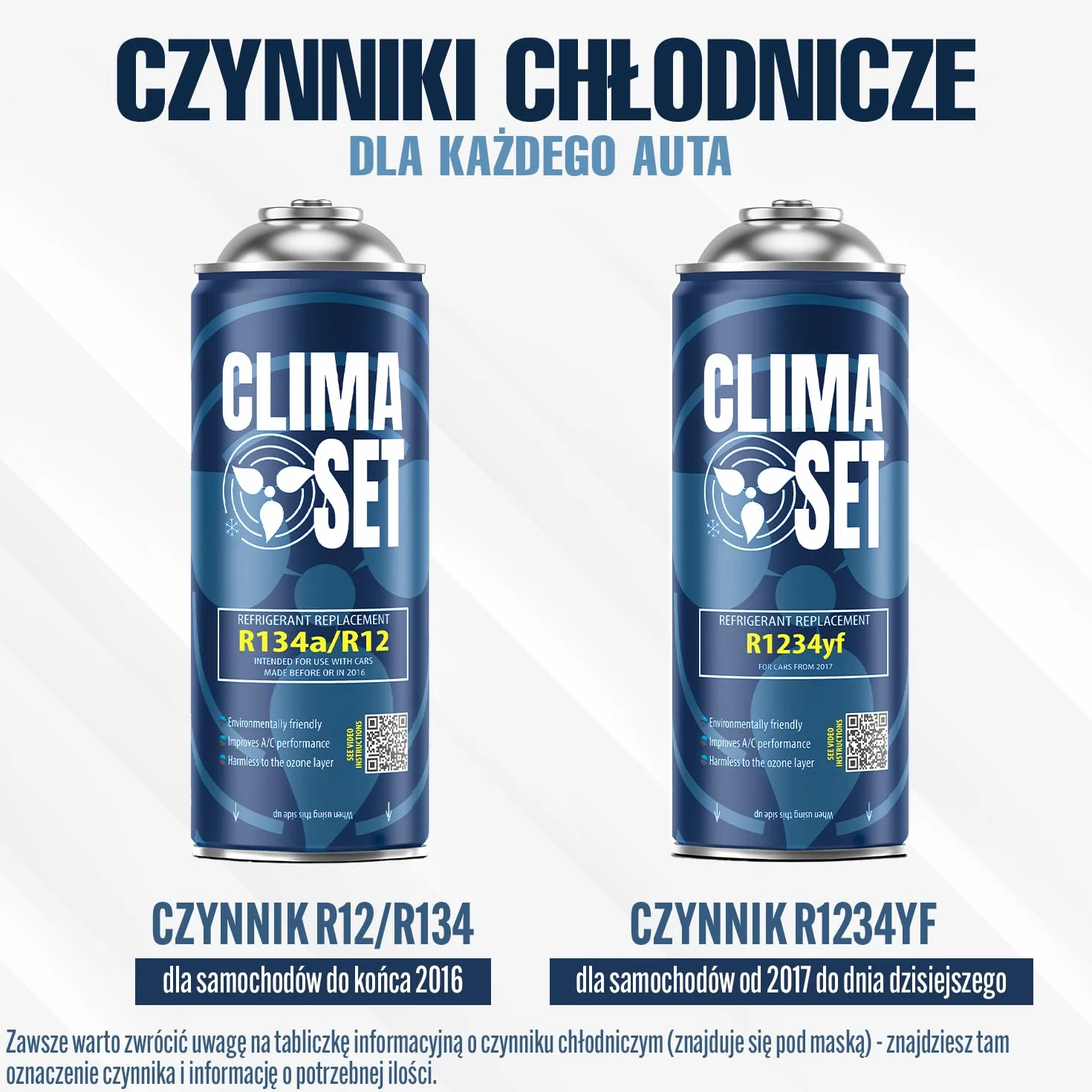 Zamiennik Gazu R134a do Klimatyzacji Samochodowej - Do Samochodów 1995-2016 - Czynnik Chłodniczy do Klimatyzacji Samochodowej - Gaz do Klimatyzacji Samochodowej - 280 g