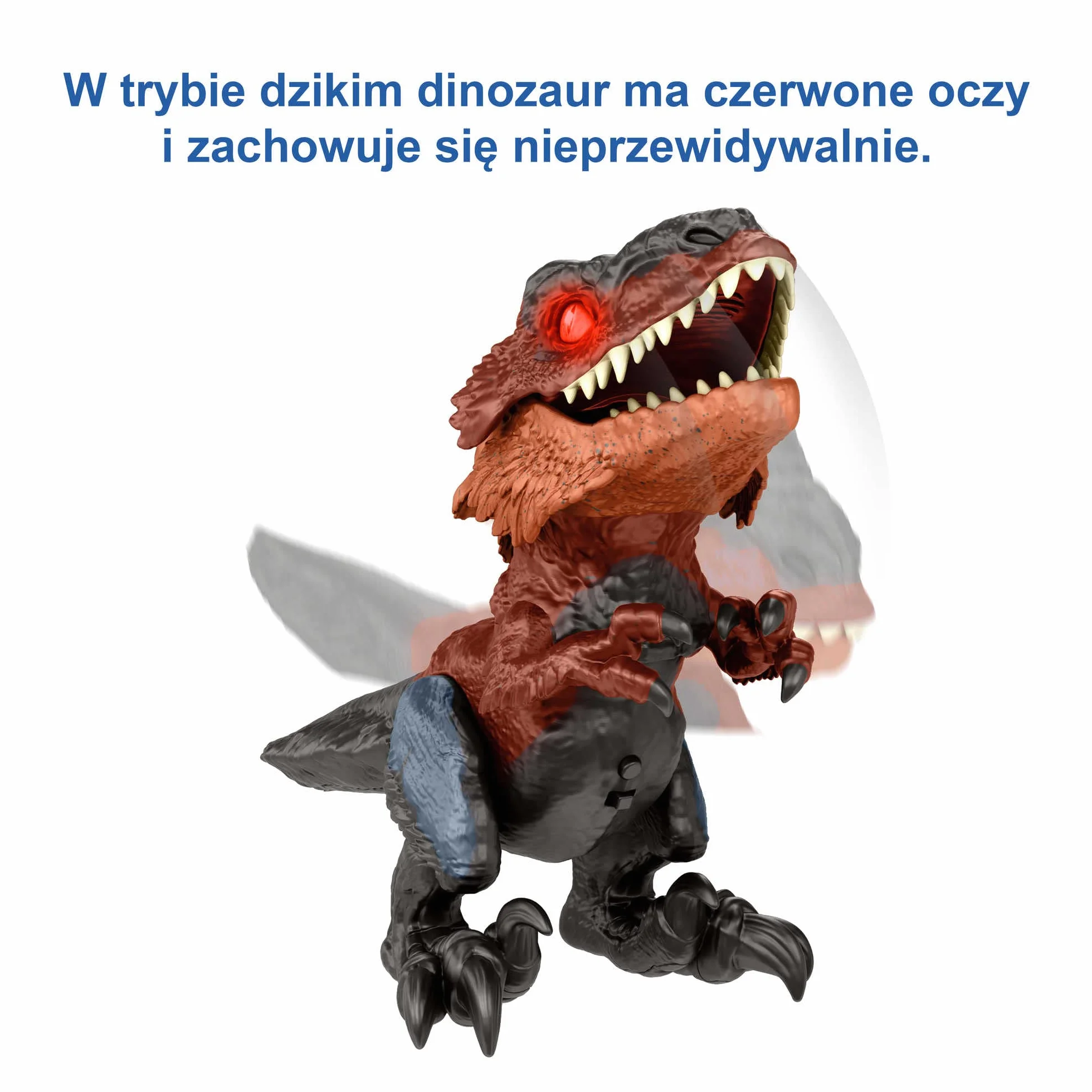 Mattel Jurassic World Uncaged Płomienny dinozaur Figurka z dźwiękami GYW89