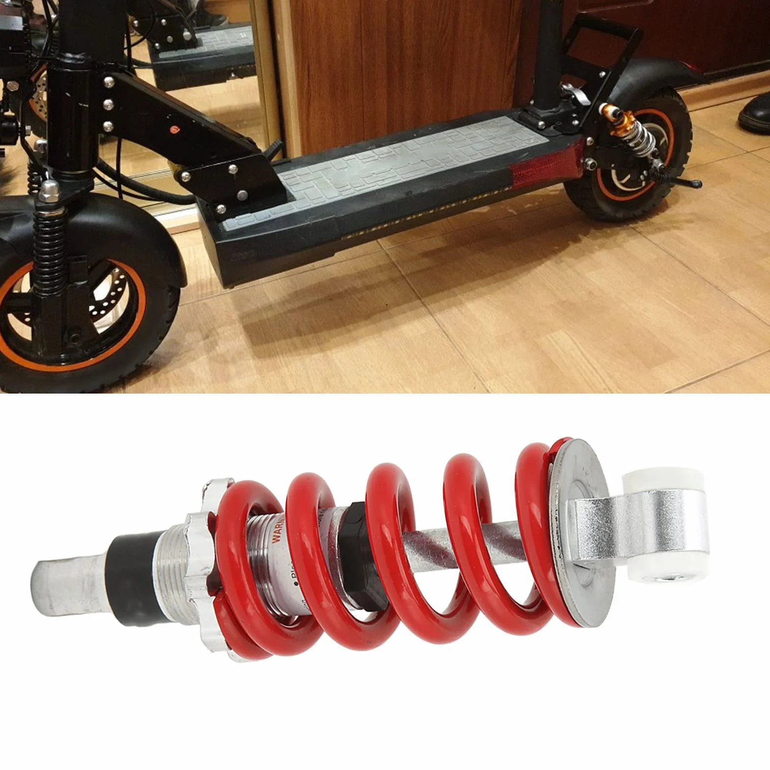 150mm/5.91in Uniwersalny Moto/ATV Amortyzator 750LBS Regulowany Obciążenie Projekt Sprężyny Dla Pojazdu Elektrycznego, Skutera, Motocykla Mini Motocykl