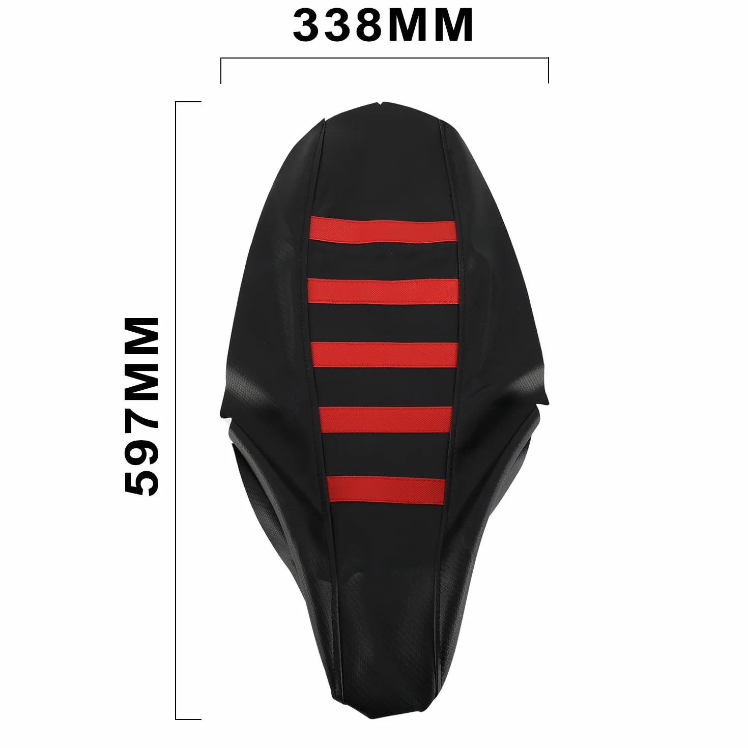 Pokrowiec na siedzenie motocyklowe, antypoślizgowa poszewka na poduszkę do CRF110F/CRF125F 2023-2025 - czerwony