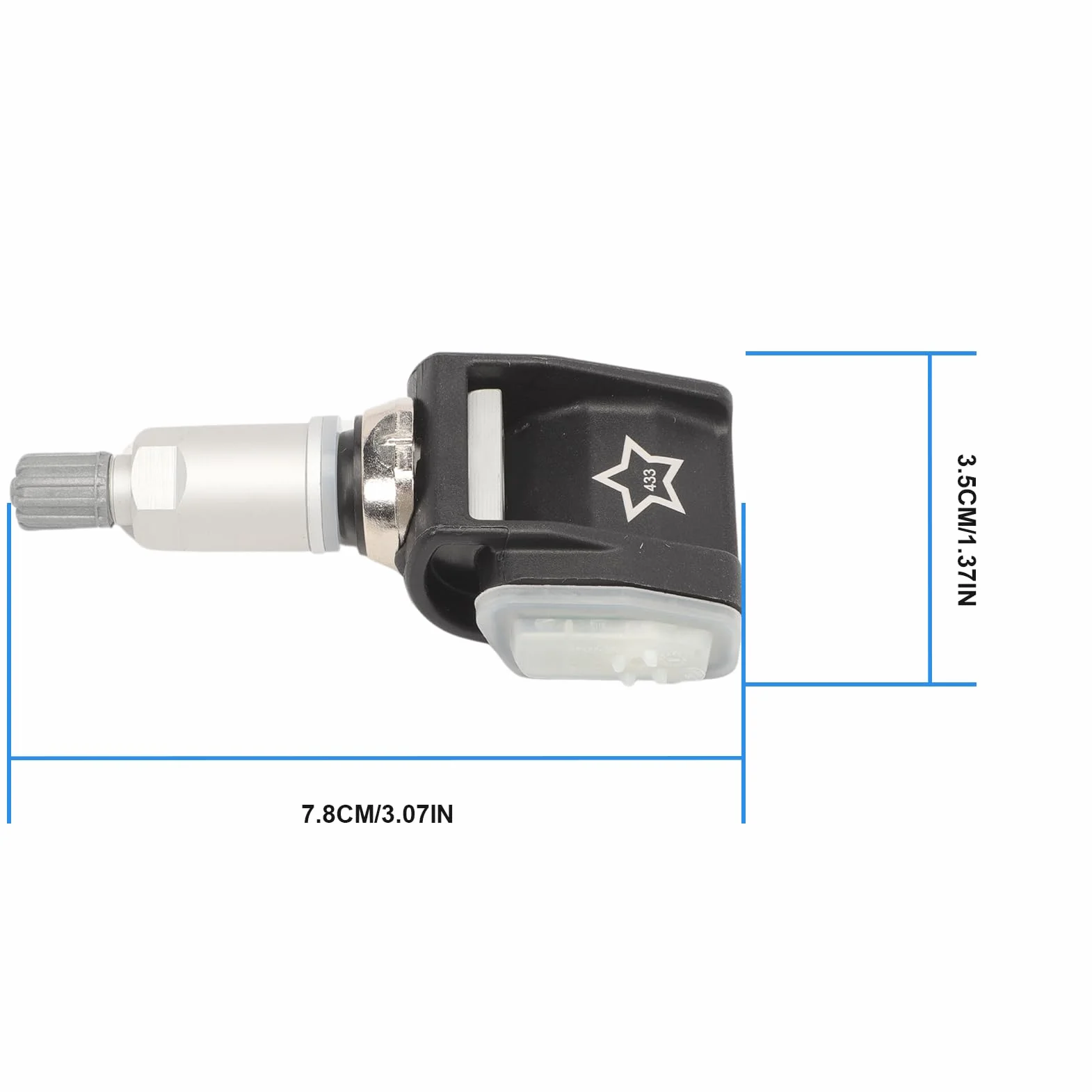 4-częściowy czujnik ciśnienia w oponach, system monitorowania ciśnienia w oponach, TPMS RDKS 433 MHz do serii 5, serii 6, 7, serii 8, G30, G31, F90, M8, F91, F92, F93, X3, X4, X5, 3610687