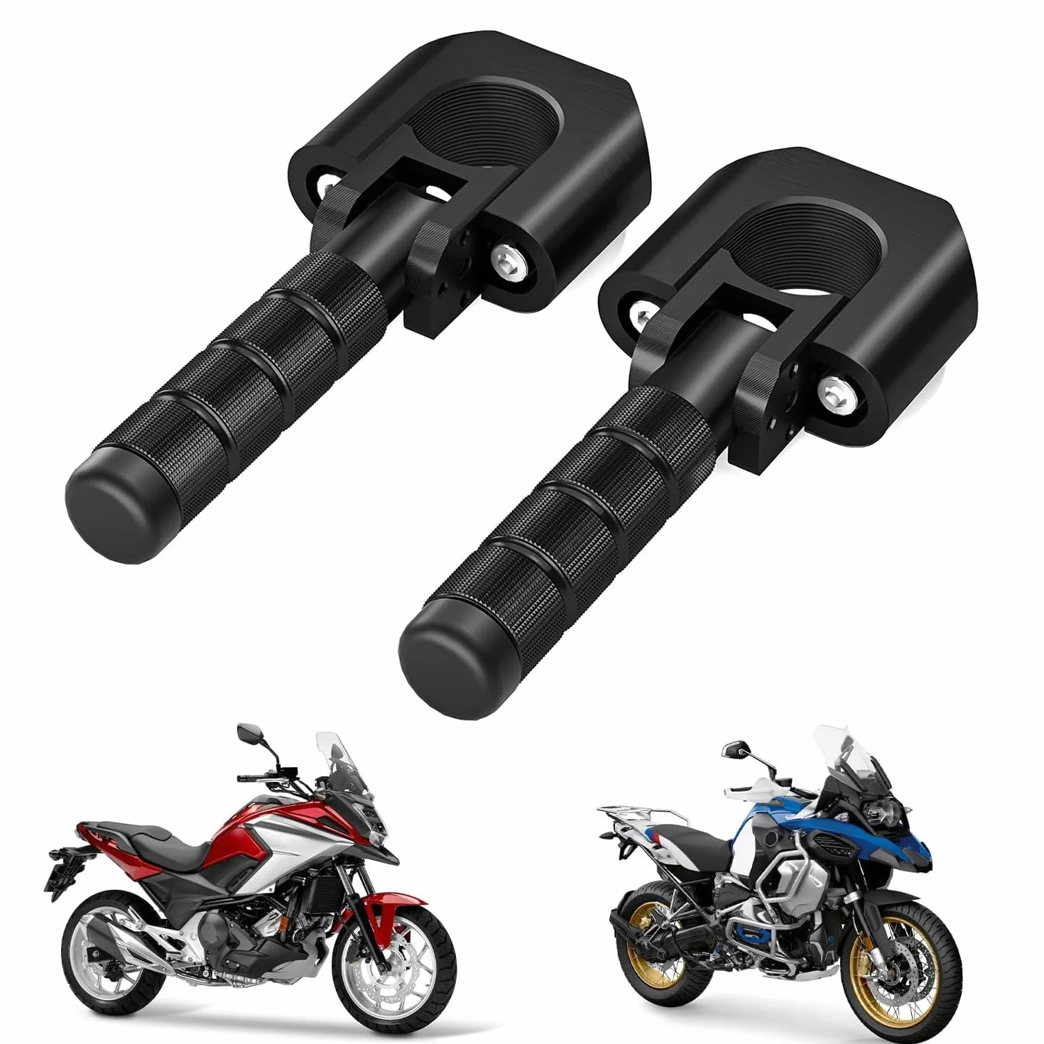Podnóżki motocyklowe Highway Adventure 22mm-32mm CNC uniwersalne R1250GS F850GS R1200GS
