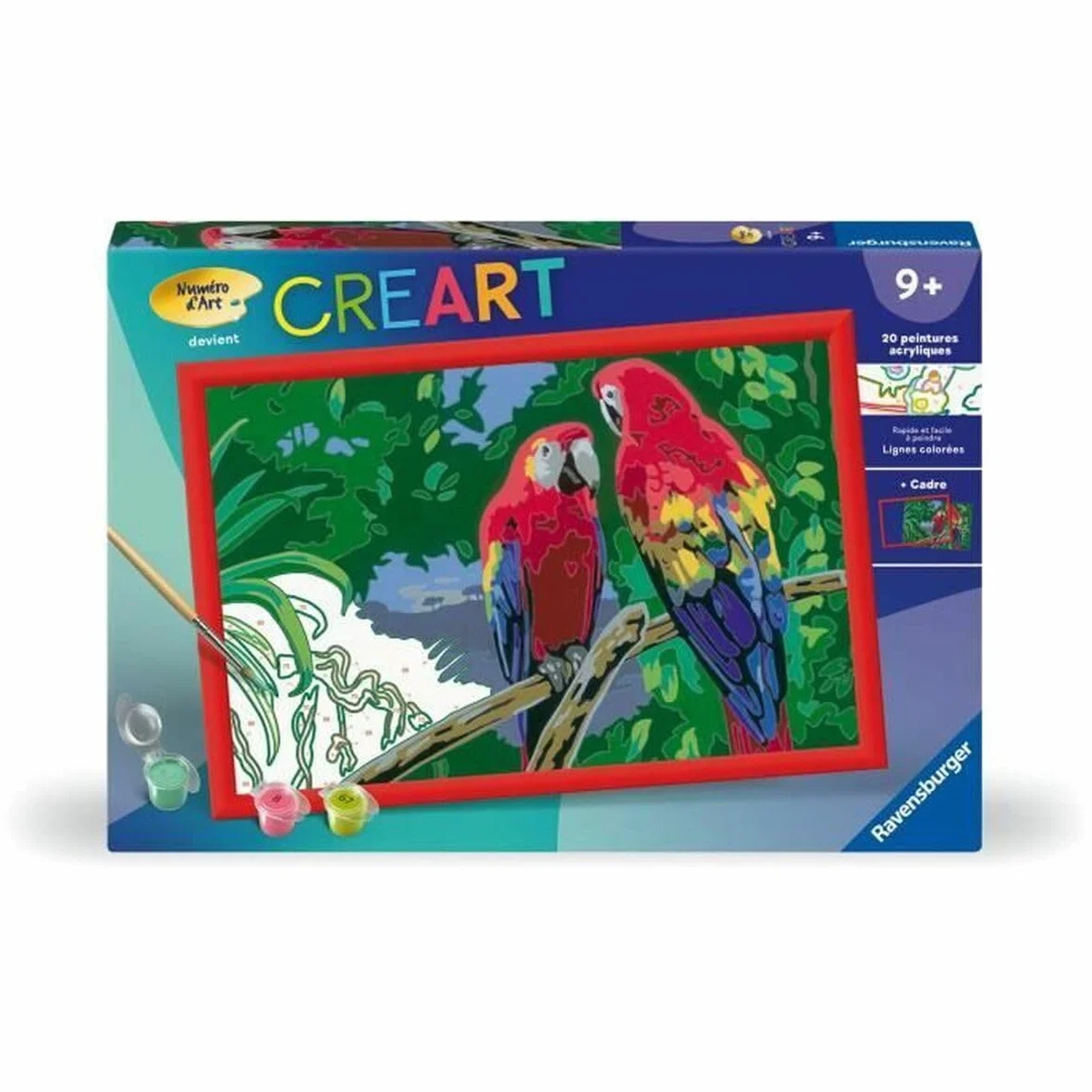 CreArt zestaw dla dzieci, 31 x 21 cm, 25854 x 21 cm, para numerów, numer pary, Des 7 ans, Ravensburger
