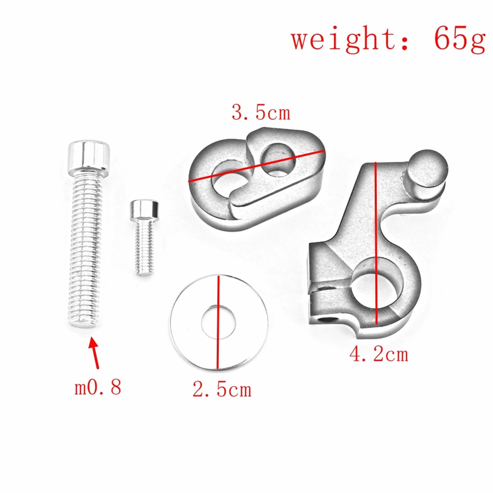 Dźwignia zmiany biegów Honda GL1500 1988-2000 srebrna wsparcie
