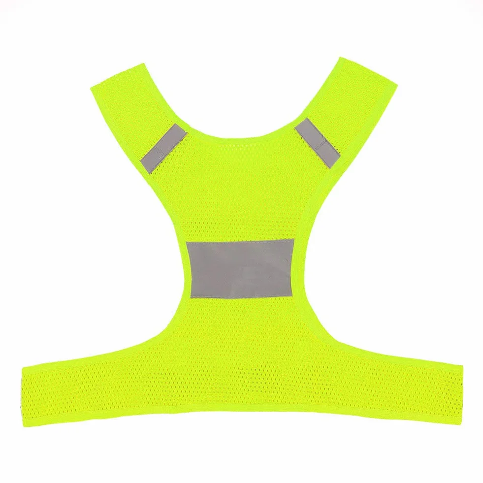 Kamizelka Odblaskowa do Biegania 200 M Fluorescencyjny Żółty XL