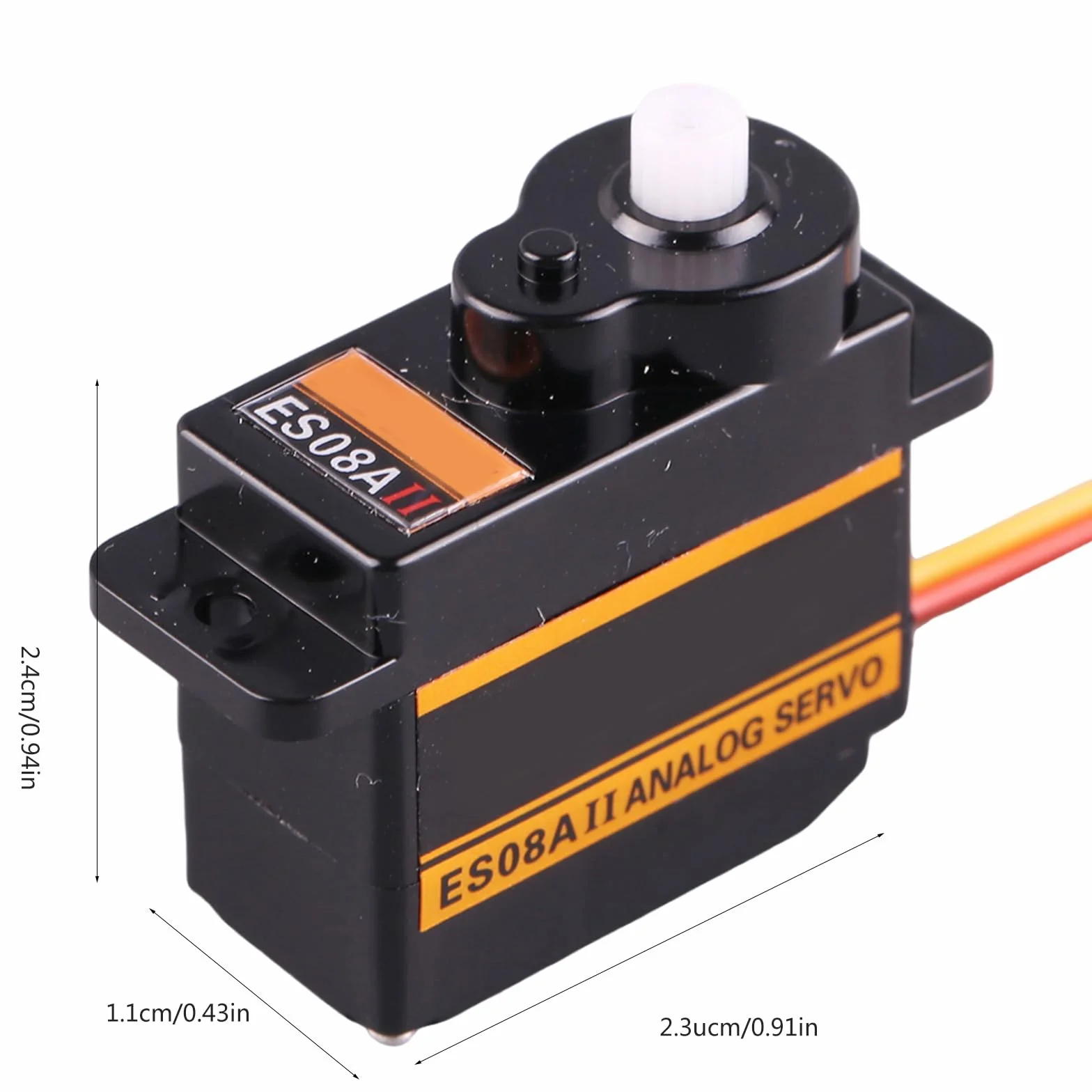 ES08A II 9g Servo Gear Analogowe serwo 1,8 kg/sek. Do modeli samolotów Stałe skrzydło 3D wymiana samolotów