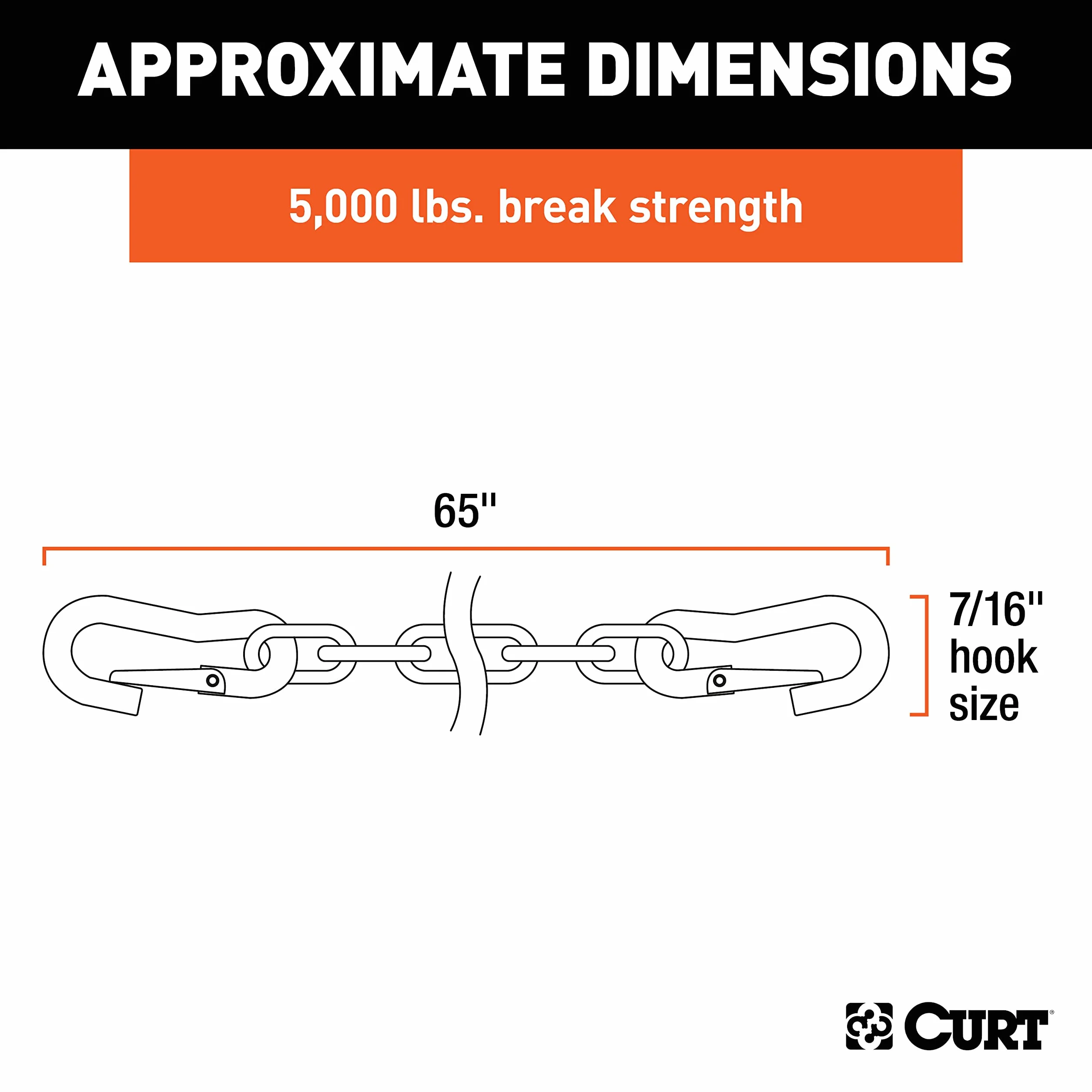 CURT MANUFACTURING INC. 19749 Tow Bar Black