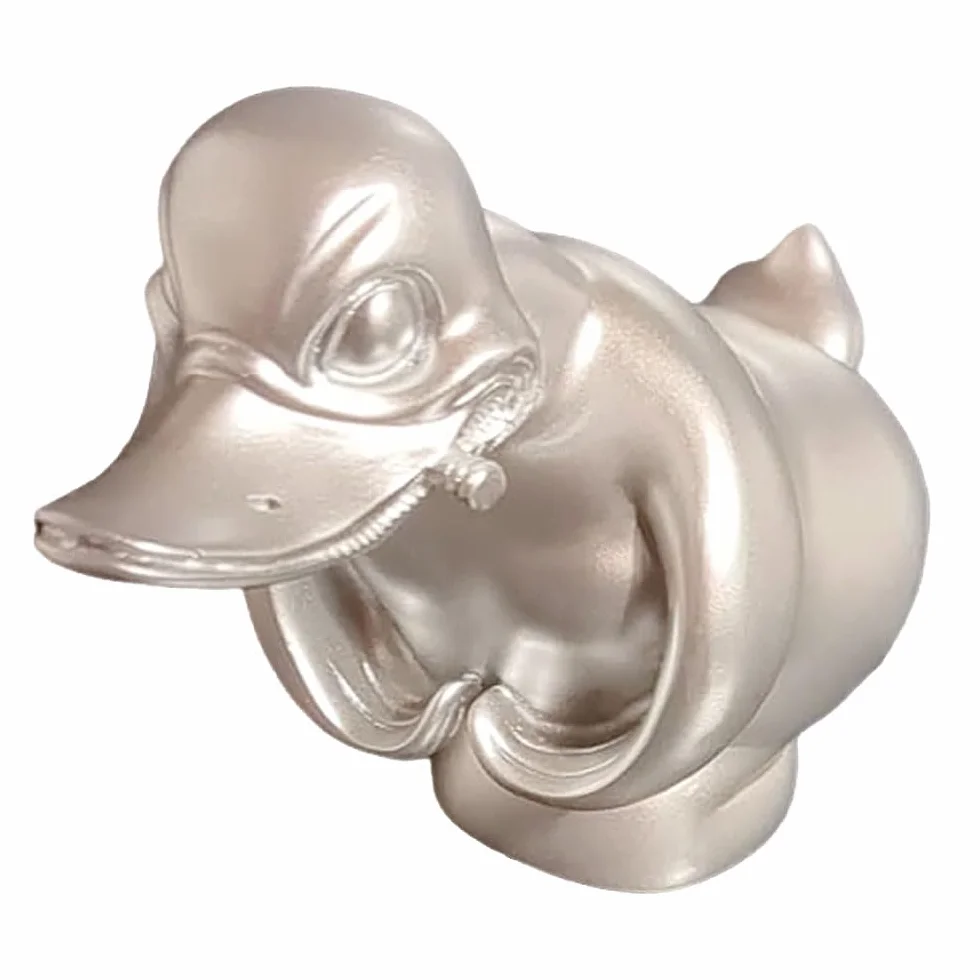 LATRAT Angry Duck figurka chłodnicy, wściekła kaczka, ornament na maskę samochodu, matowy