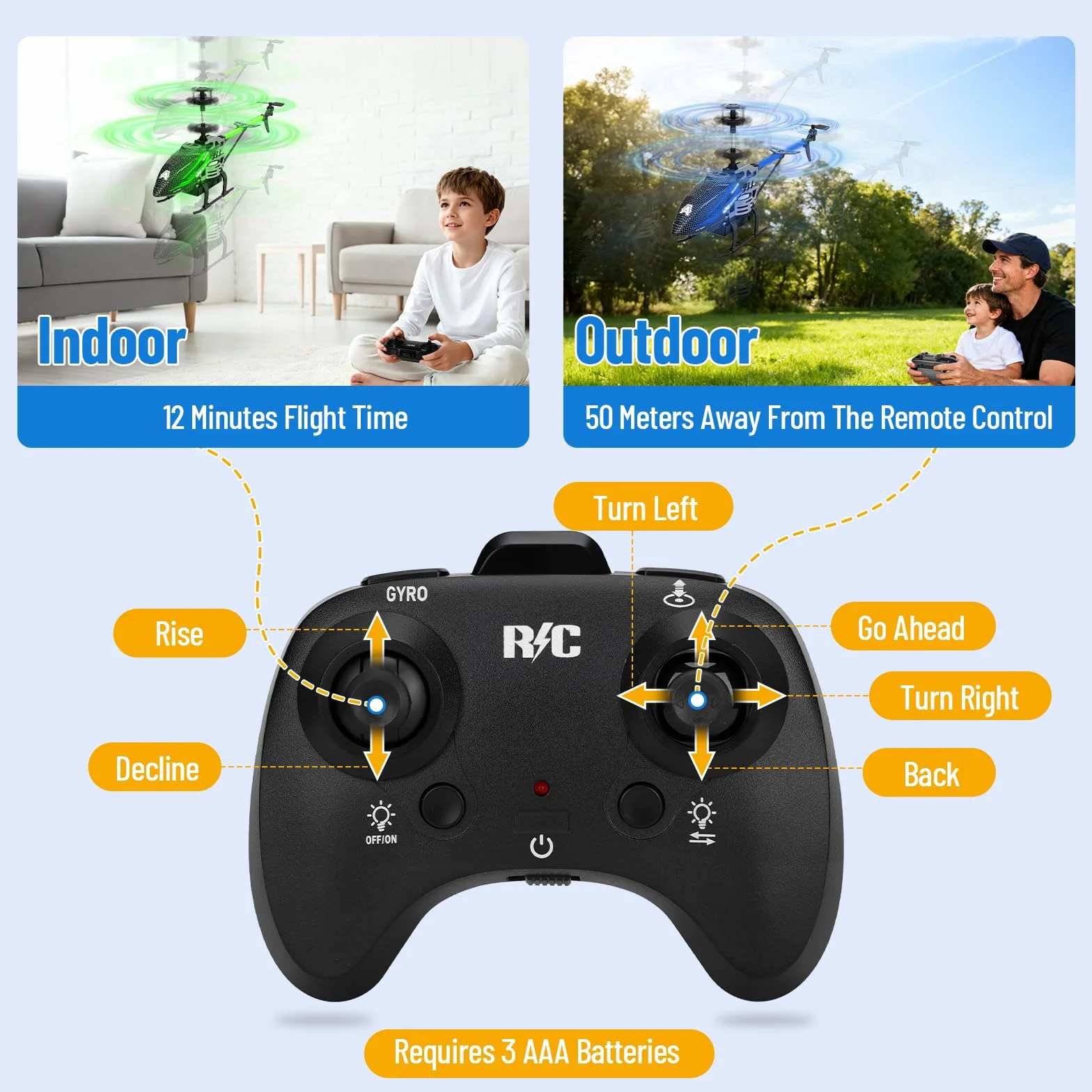 Zdalnie sterowany helikopter