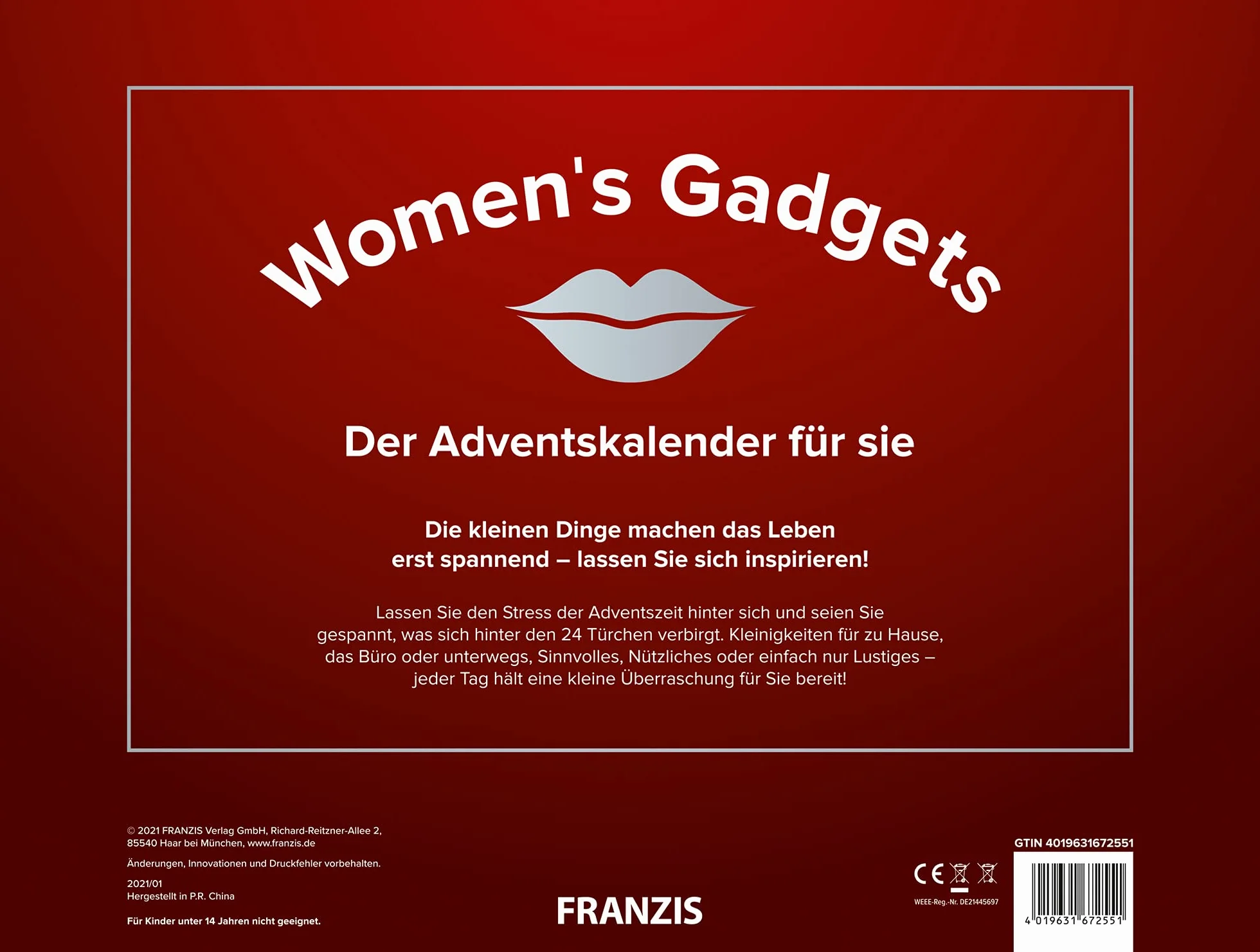 Franzis Women's Gadgets. Der Adventskalender für sie.