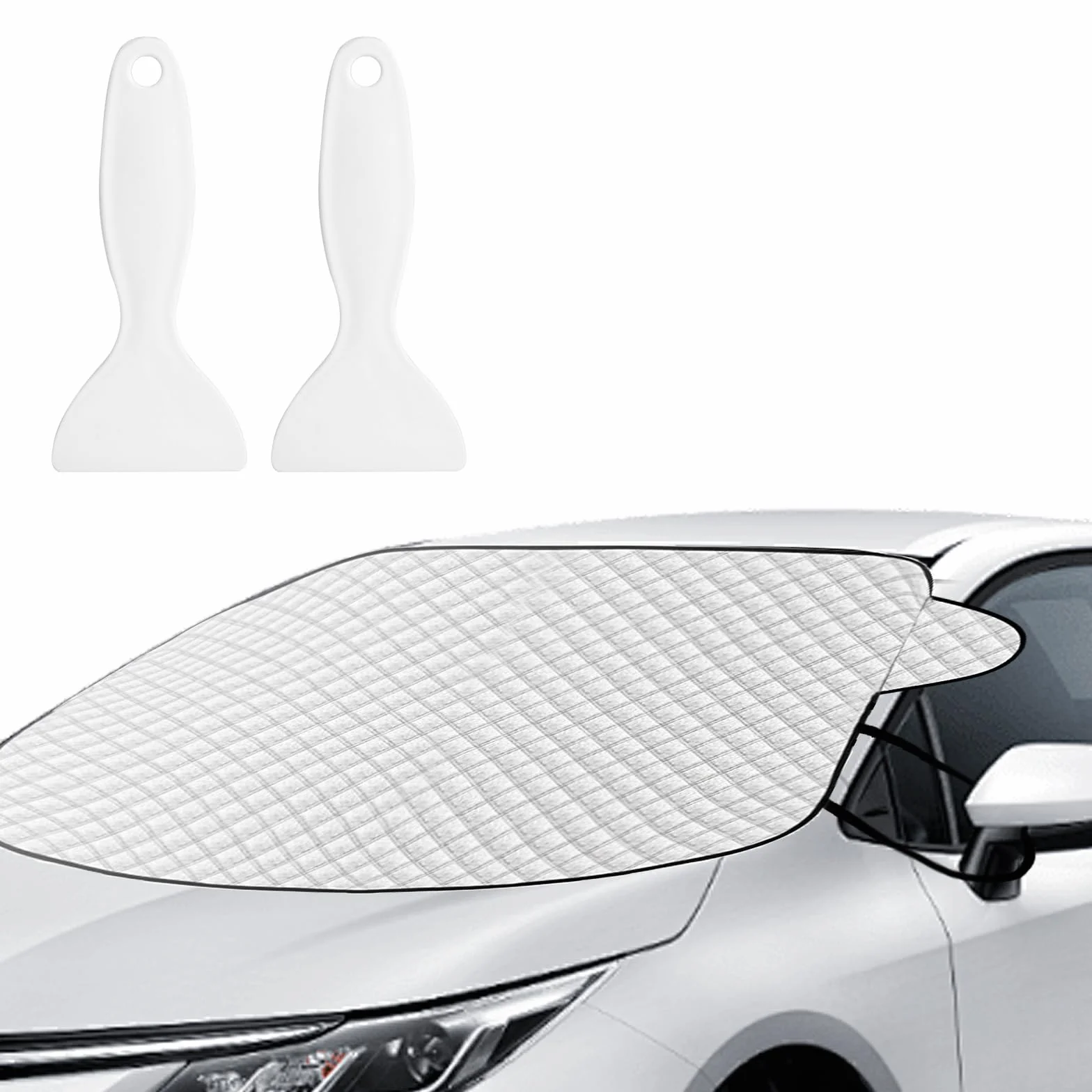 Osłona przedniej szyby samochodowej 142 x 96 cm ochrona przed zamarzaniem SUV