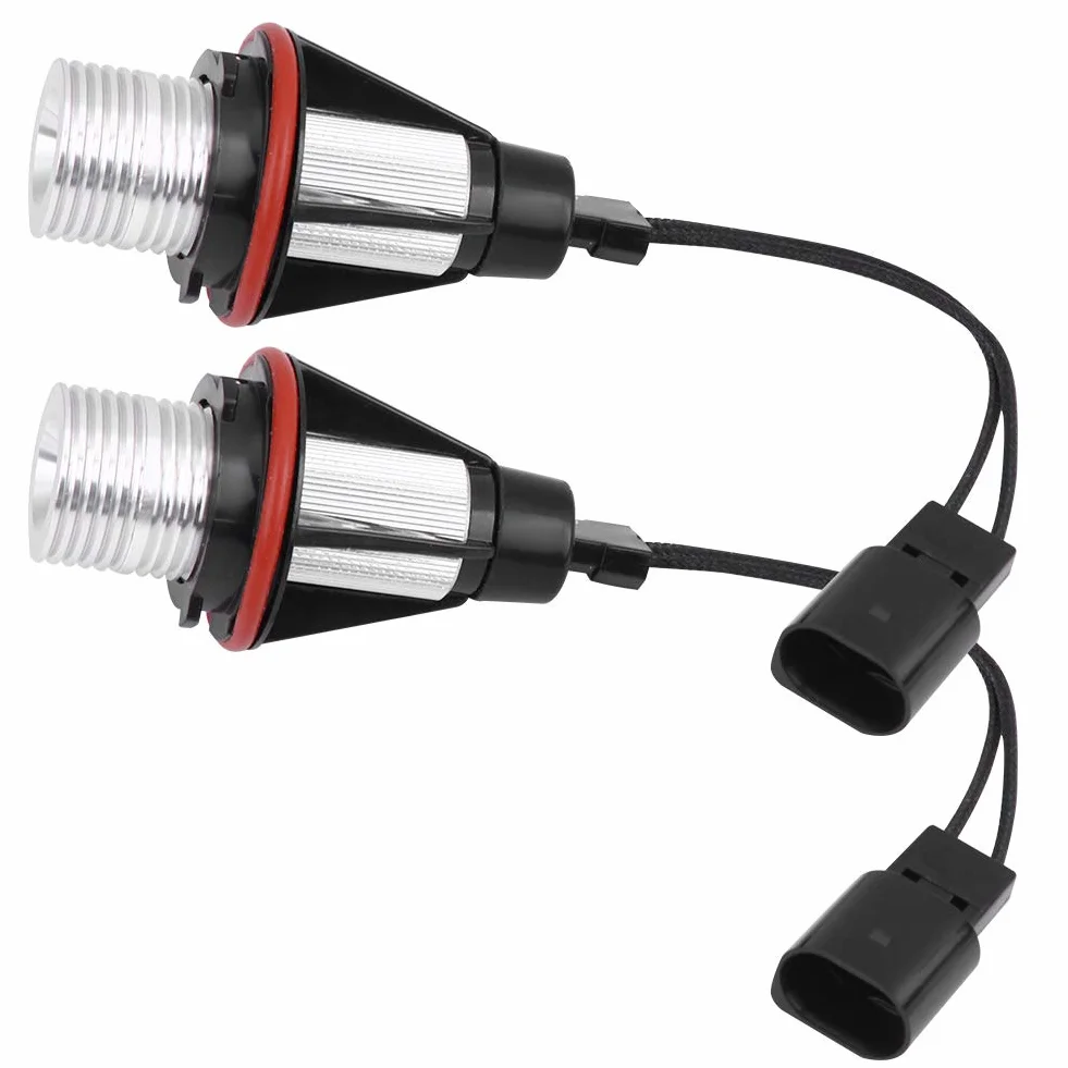 e60 żarówka Anioła, dla BMW Angel Eyes 2 Szt. Samochód Jasny 6000 K 5 W Lampa LED dla E60, E61, E39, E53