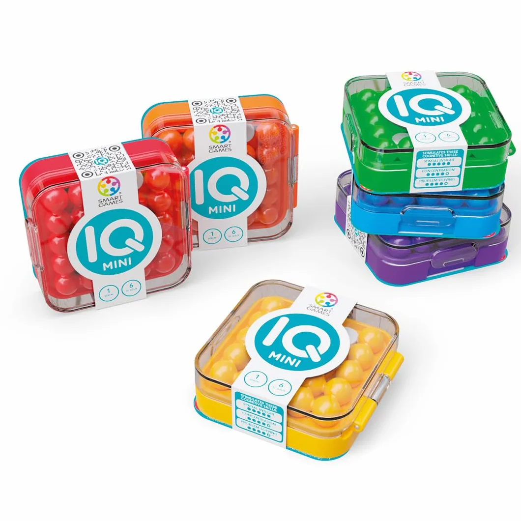 SmartGames - IQ Mini, Create Your Own Challenges, Compact Puzzle Game, 6+ Years