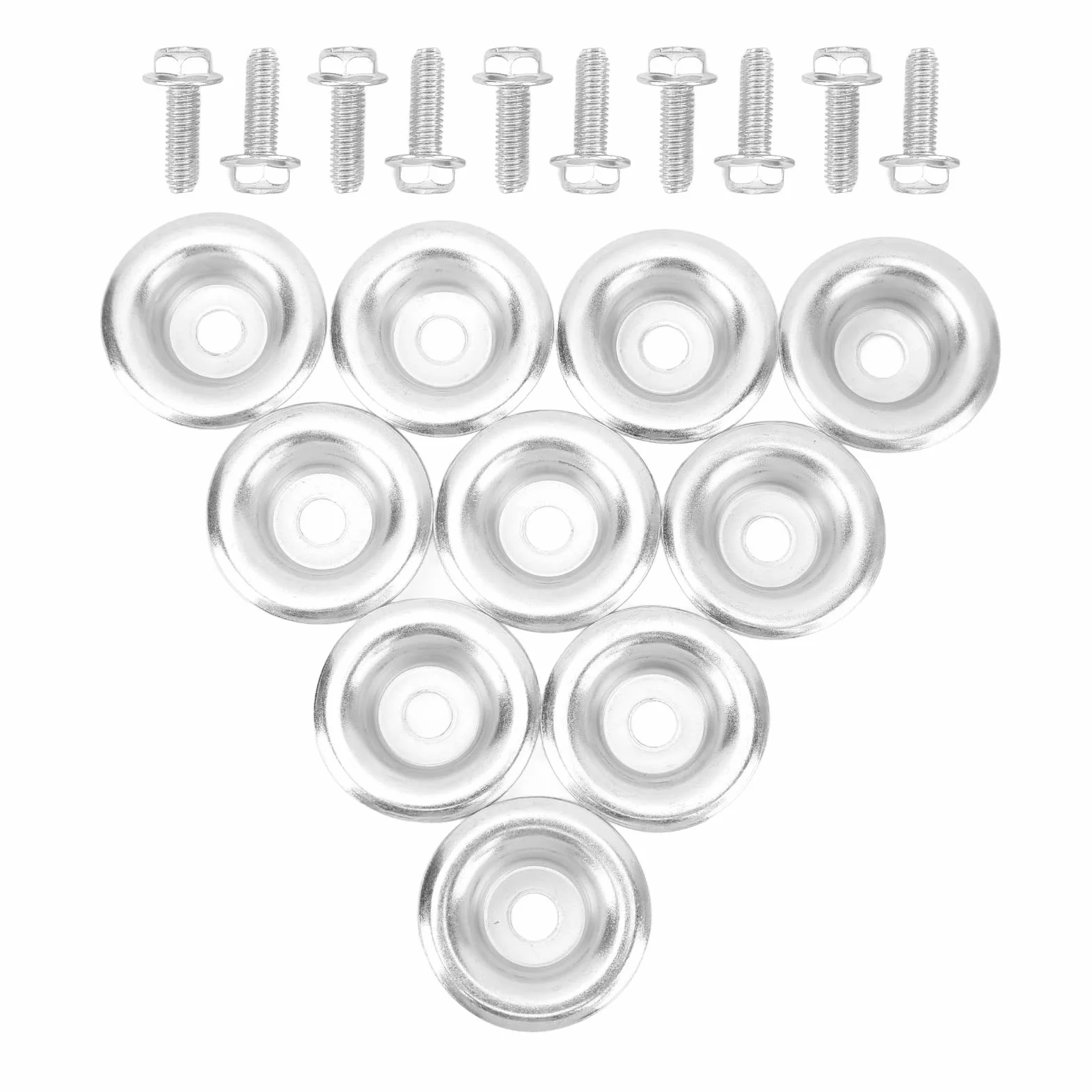Aramox Zestaw Śrub Płyty Ślizgowej UTV, 20 Sztuk, Metalowy Zamiennik 7556065 dla 570 800 900