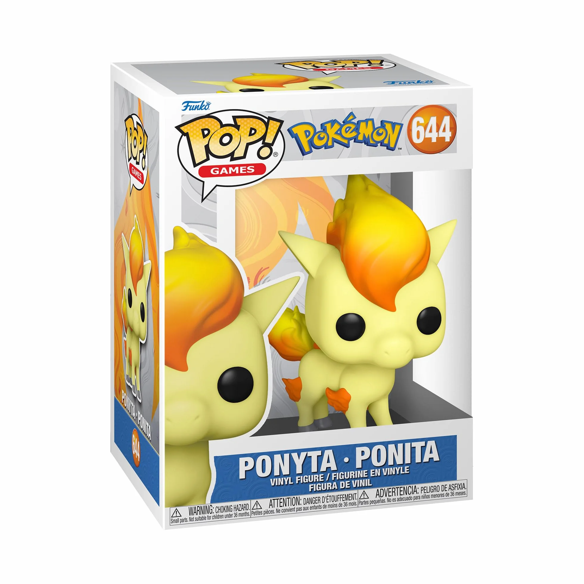 Funko POP! Games: Pokemon - Ponyta - Kolekcjonerska figurka winylowa - Pomysł na prezent - Oficjalny towar - Zabawki dla dzieci i dorosłych - Fani gier wideo