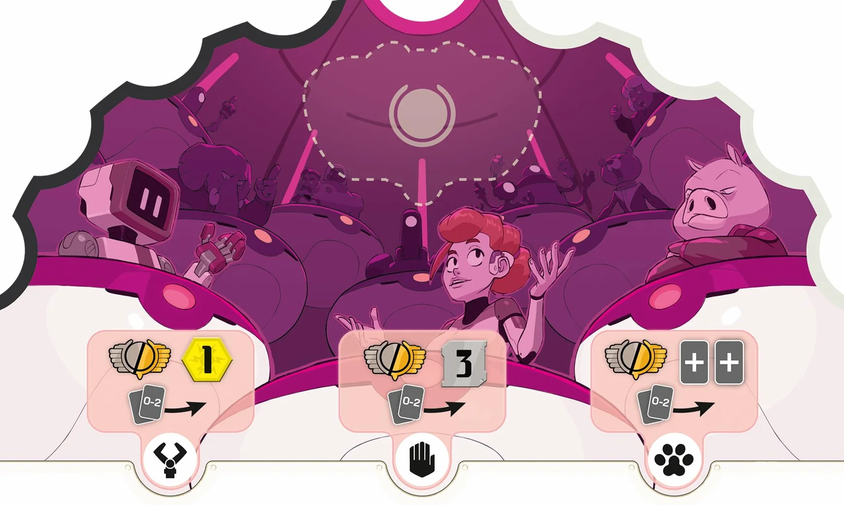 Asmodee - Zenith - Gry planszowe - Gra strategiczna dla 2 lub 4 graczy - Przejmij kontrolę nad planetami, aby wygrać mecz - 30 min - język francuski - Playpunk Studio