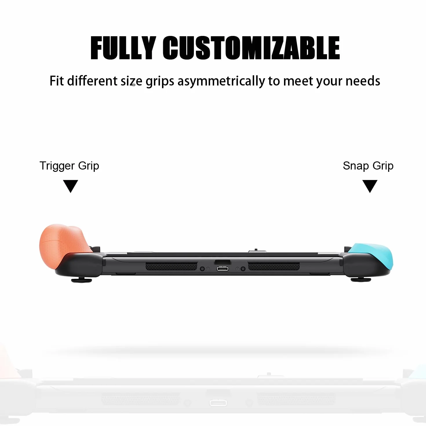 Savage Raven by Skull & Co. NeoGrip do Nintendo Switch 2: Ergonomiczna twarda obudowa z wymiennymi uchwytami [pasuje do wszystkich rozmiarów dłoni] [bez etui do noszenia] - jasnofioletowe + jasnozielone