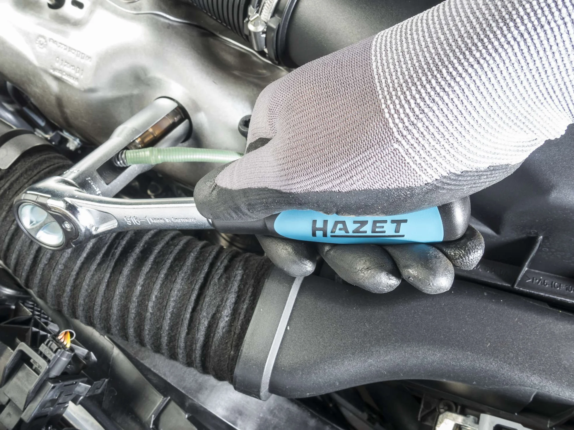 HAZET 4680-2 gniazdo sondy lambda 110 mm sześciokątny chromowane