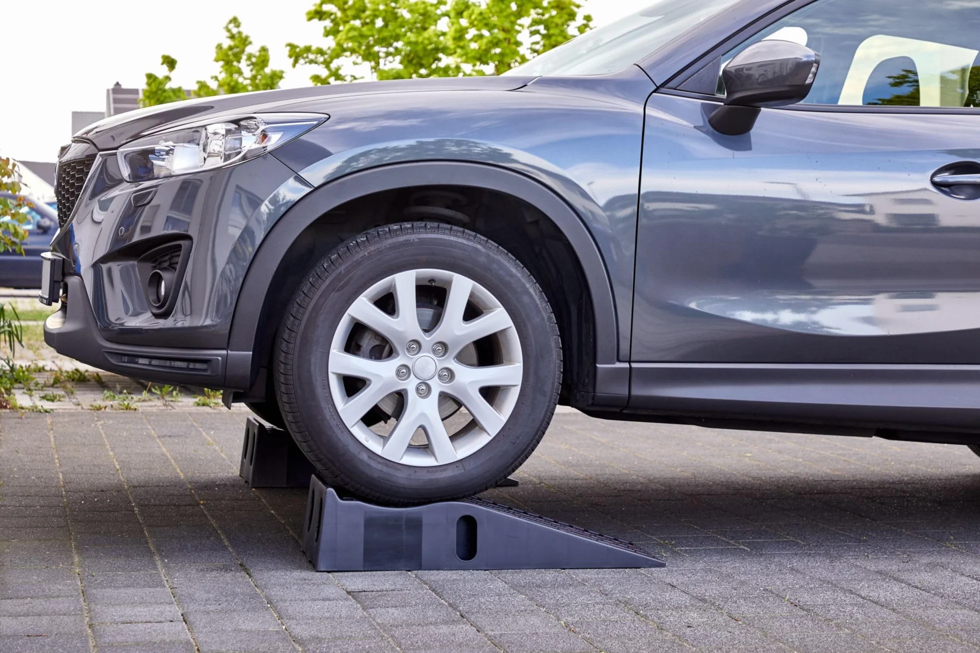 Cartrend Zestaw ramp najazdowych 3 tony 235 mm tworzywo sztuczne 2 sztuki