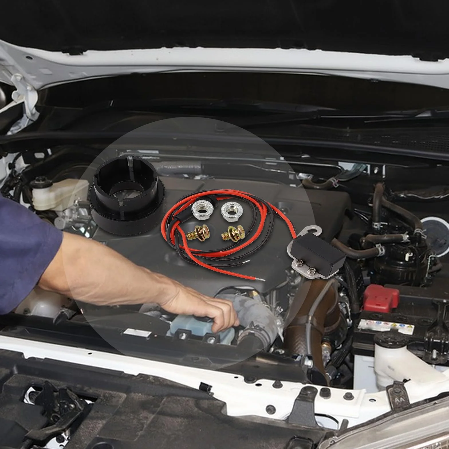 Pertronix Zestaw do konwersji zapłonu Ford 8-cylindrowy moduł elektroniczny 1957-1974 V8