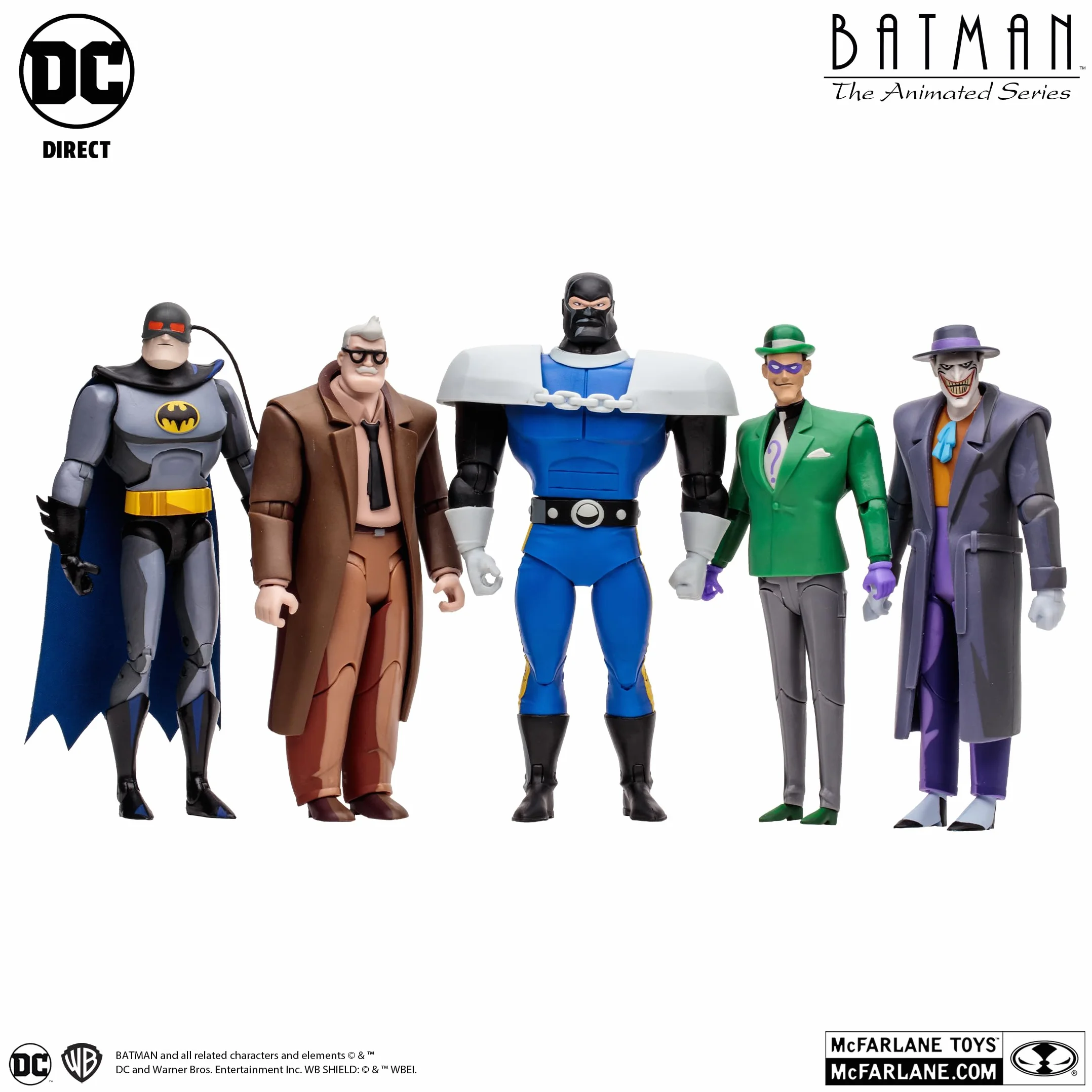 DC Direct - Batman: The Animed Series Commissioner Gordon 15.2 cm figurka - Build-A Wave 2