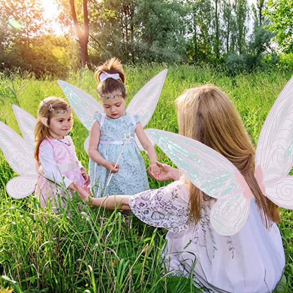 HIQE-FL Fairy Wings,Fairy Wings for Girls,Fairy Wings Women,Wróżki Skrzydła dla dorosłych,Skrzydła anioła