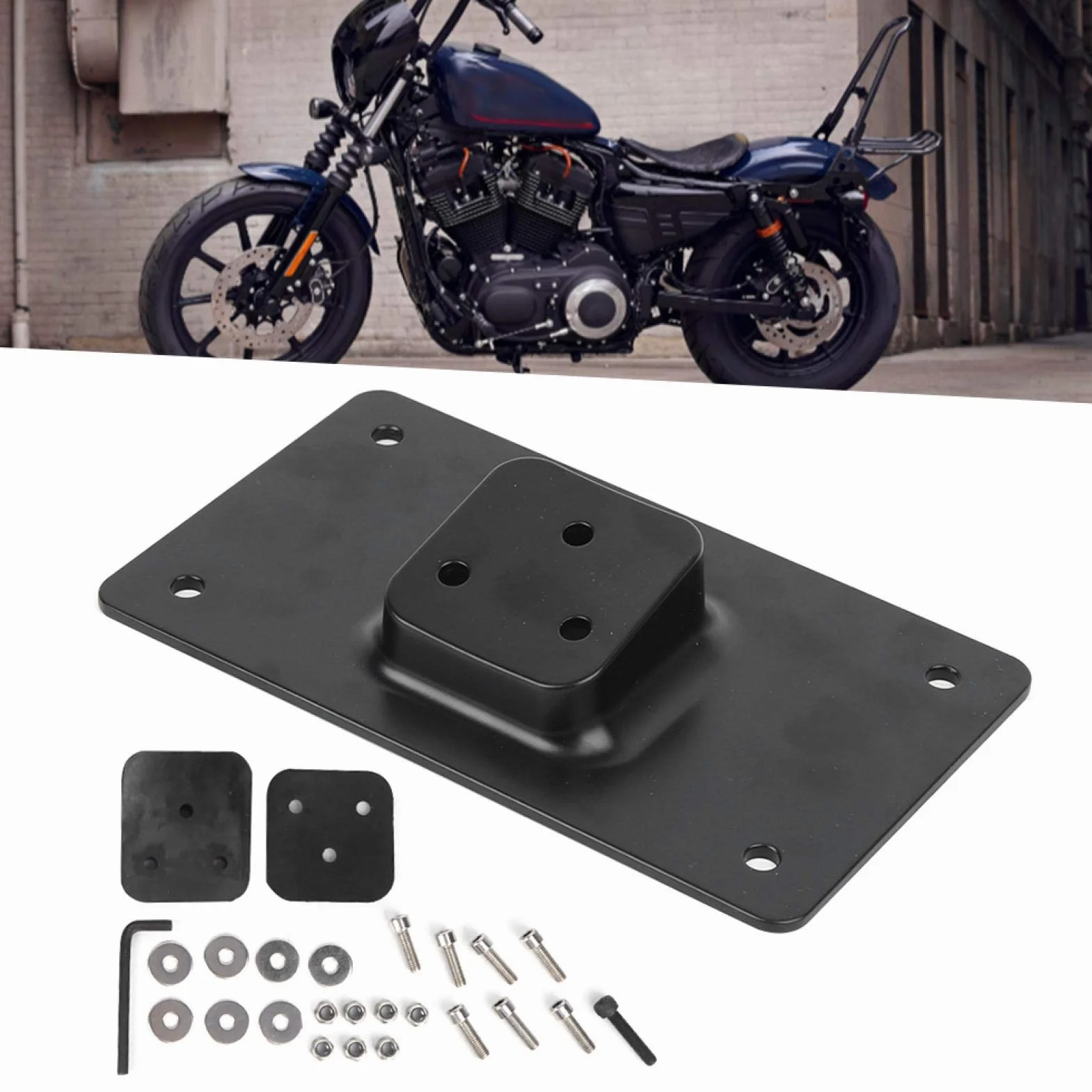 Fydun License Plate Mounting License Plate Mounting Bracket Holder es For Motorcycle 17.5X10Cm