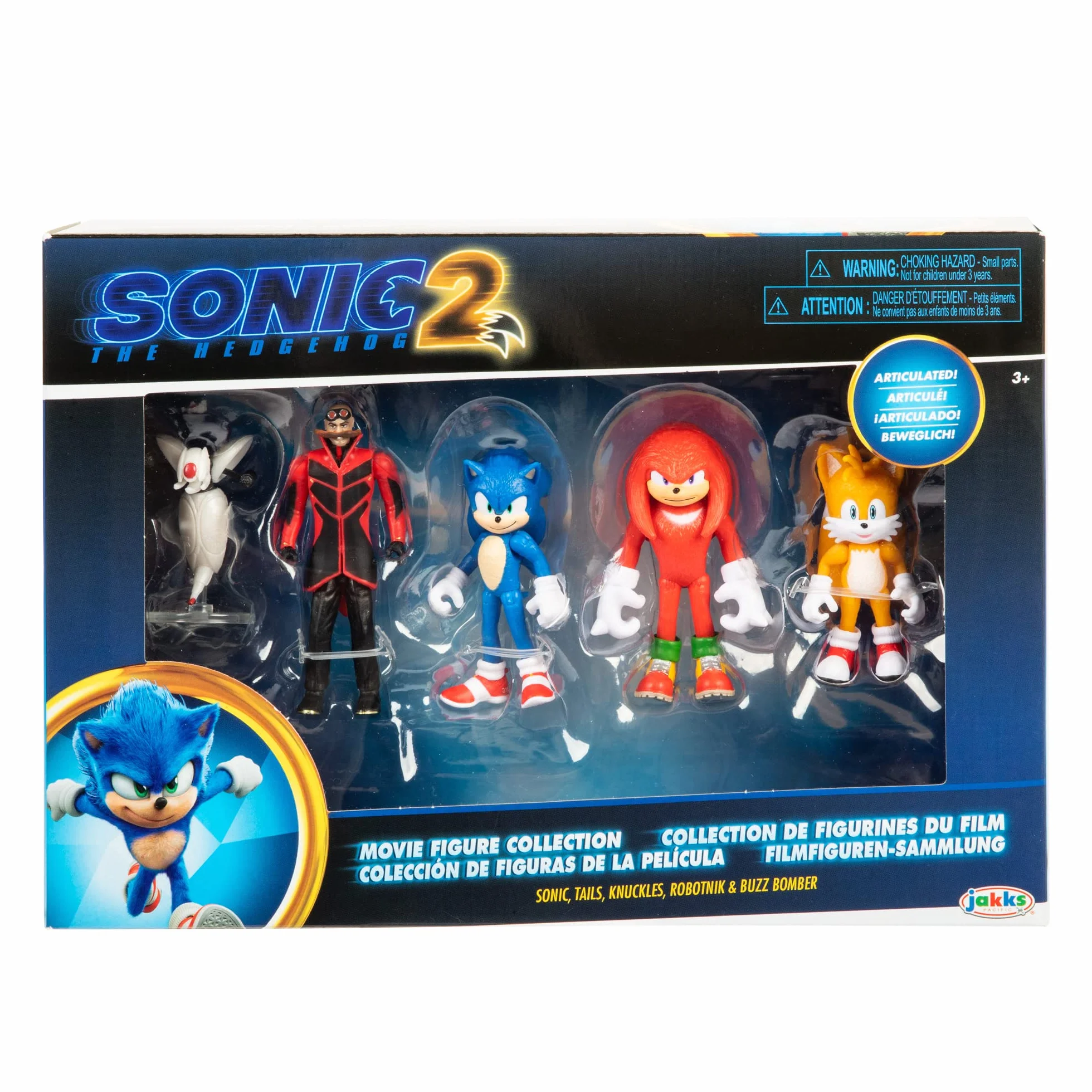 Sonic The Hedgehog Movie Zestaw Figurek, Wielokolorowy, Od 3 lat