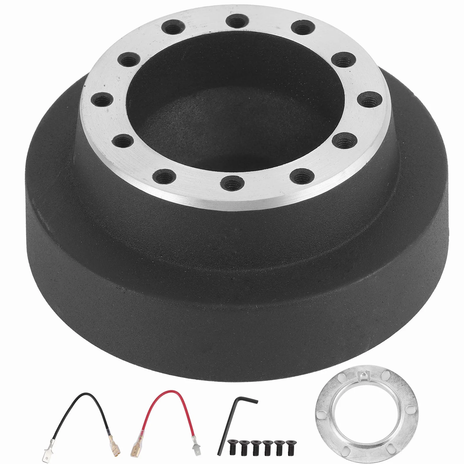 Adapter piasty kierownicy, podstawa montażowa kierownicy samochodu zestaw adapterów wału kierownicy pasuje do E46 NRG XH-6196-E46