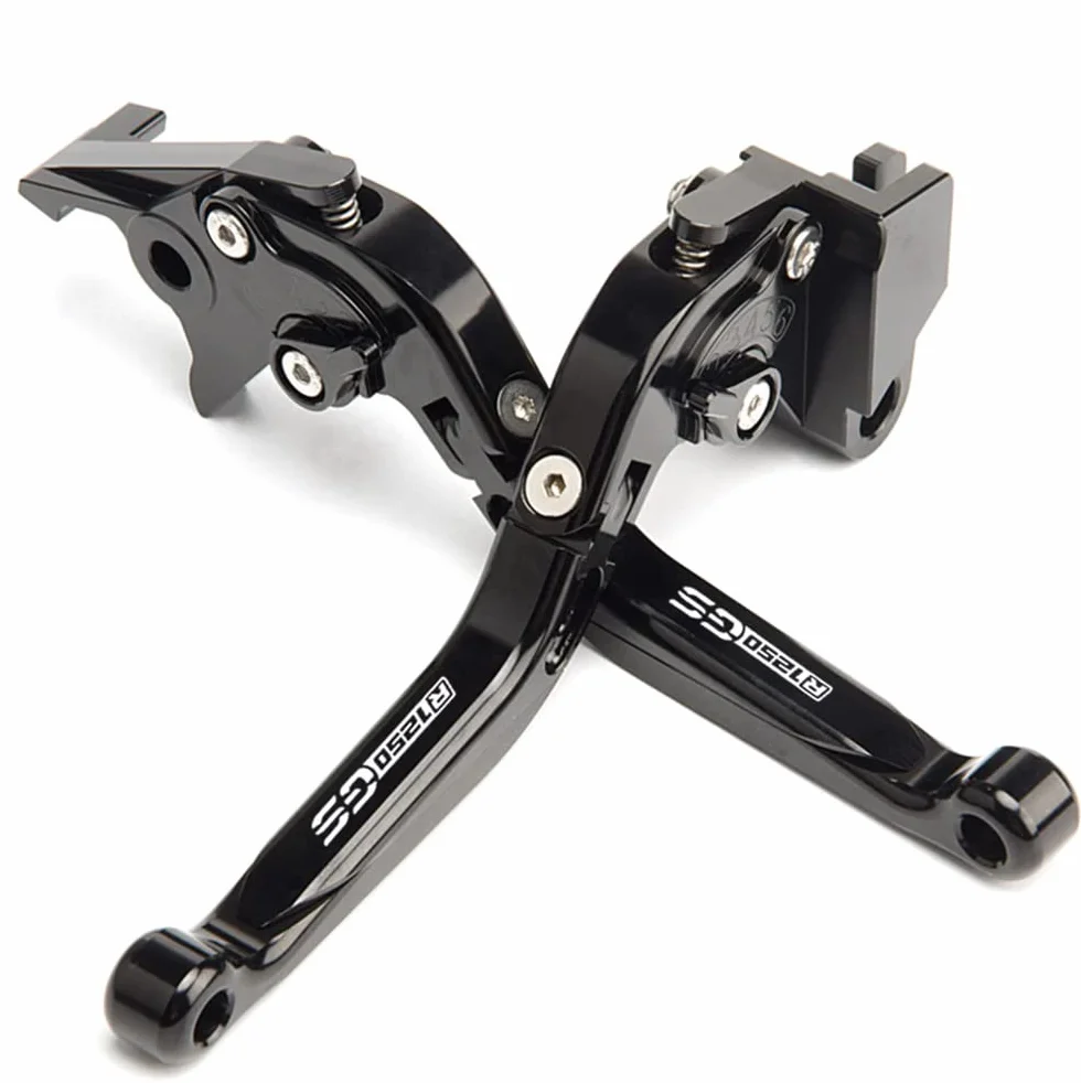ESPEEDMTC Dla BMW R 1250 GS/Adventure 2019-2022 zmodyfikowany CNC stop aluminium 6-stopniowa długość regulowana składana dźwignia sprzęgła hamulca akcesoria(czarny)