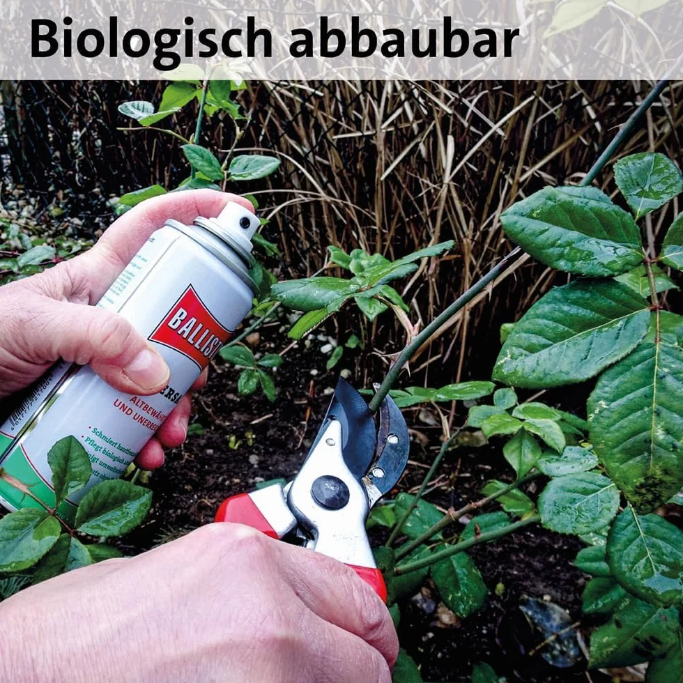BALLISTOL 21045 Jubileuszowe pudełko drewniane limitowane 150 ml olej uniwersalny 120 ml spray 9-częściowy zestaw prezentowy vintage retro