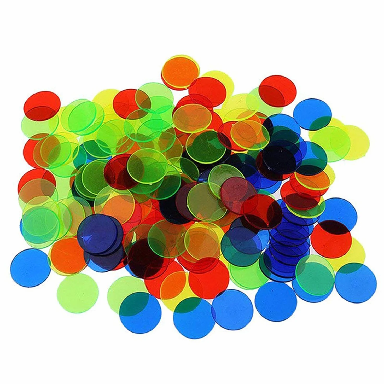 400 sztuk monet bingo, kolorowe przezroczyste dyski, żetony Bingo, plastikowe markery umiejętności, akcesoria edukacyjne do bingo