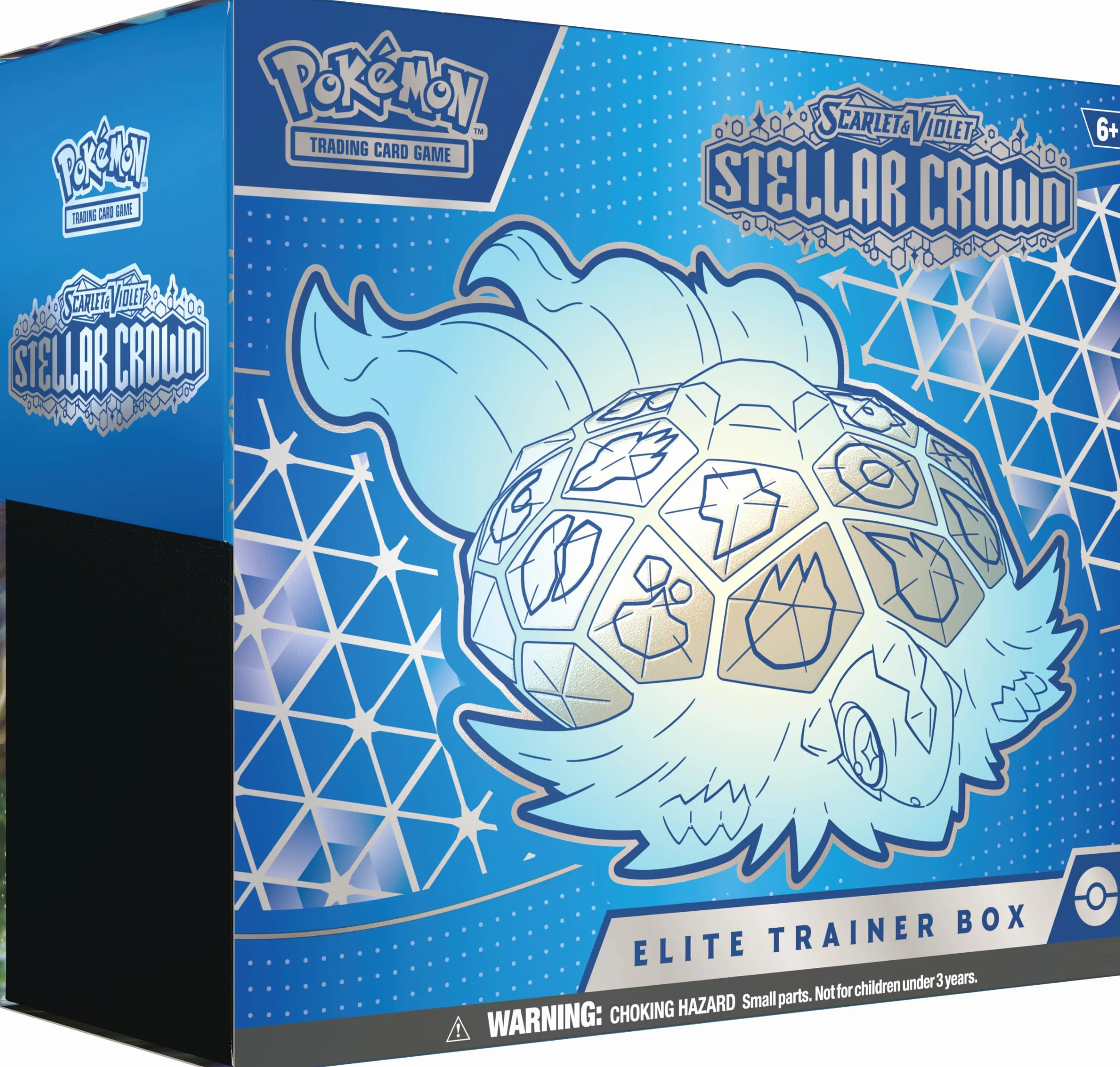 Pokémon TCG: Scarlet & Violet — Stellar Crown Elite Trainer Box (1 karta promocyjna, 9 wzmacniaczy i akcesoria premium)