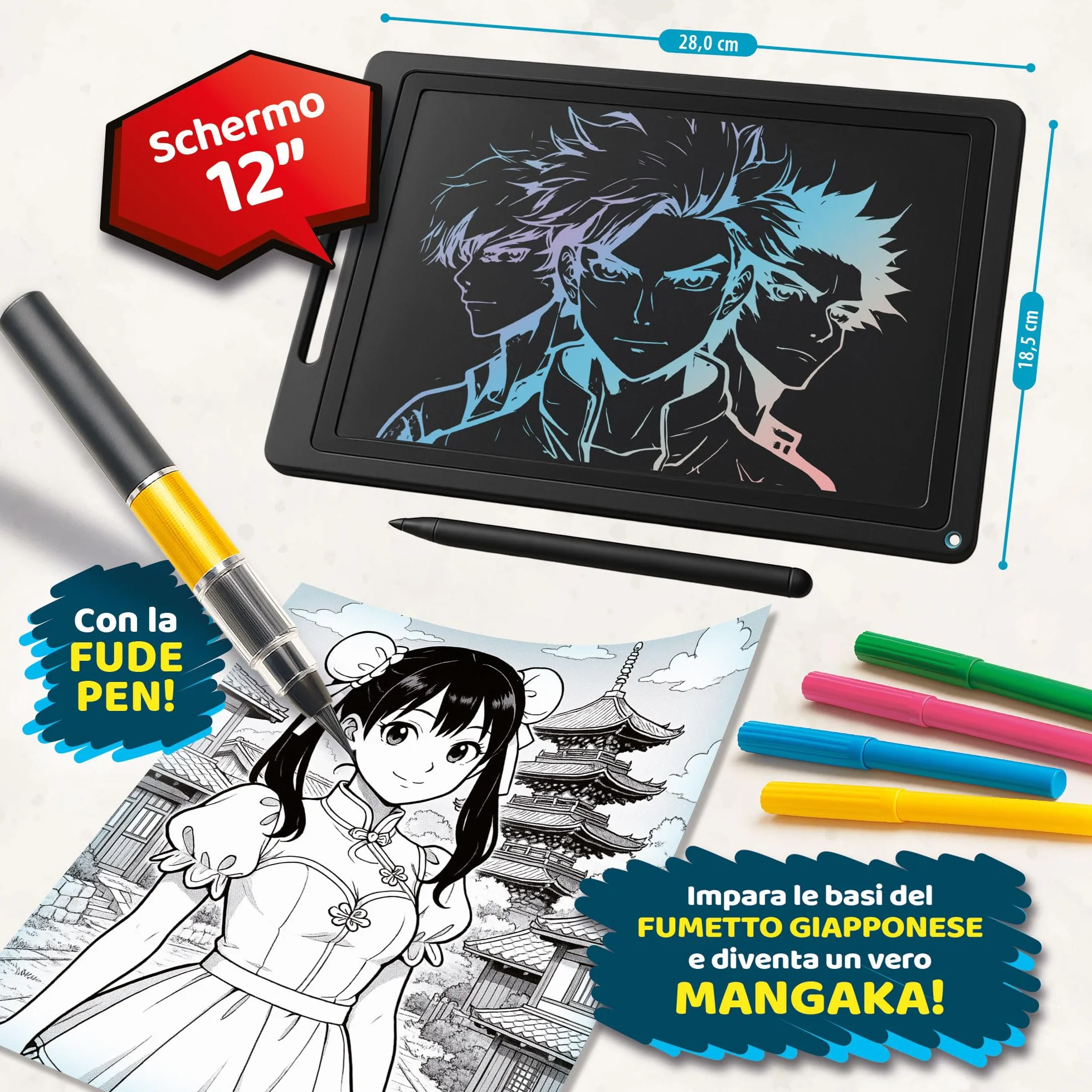 Lisciani Giochi - I'm a Genius Kids Art The Manga Laboratorium, 117352