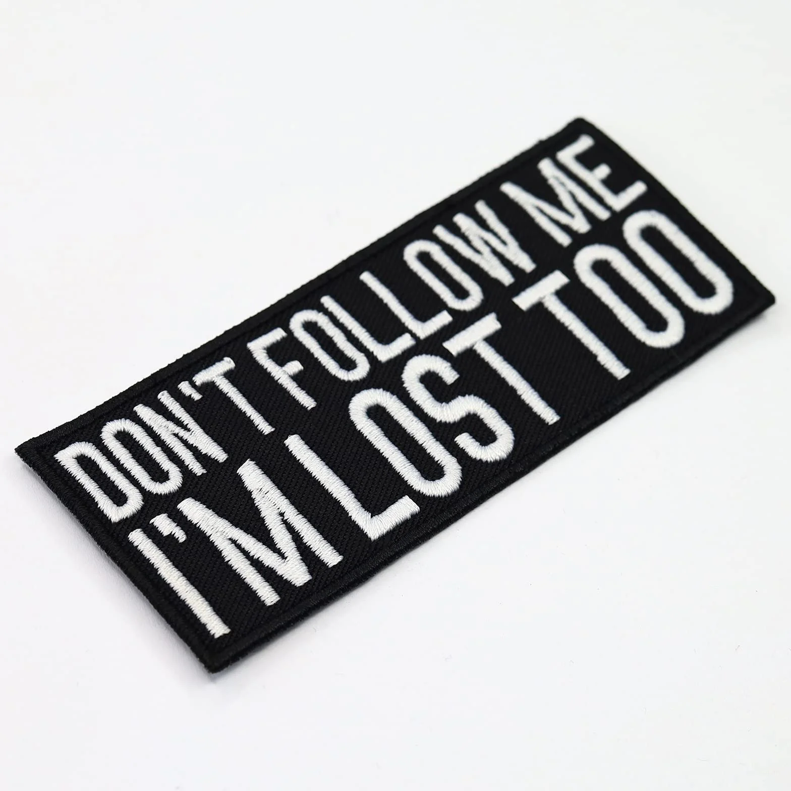 Rocker Lederweste Spruch Aufnäher Patch