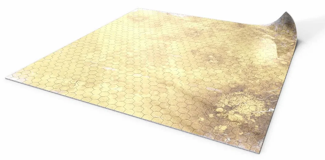 playmats.eu PP001-hex Dungeons and Dragons, DND, D&D mata suchościeralna RPG, Papyrus, 80x80 cm