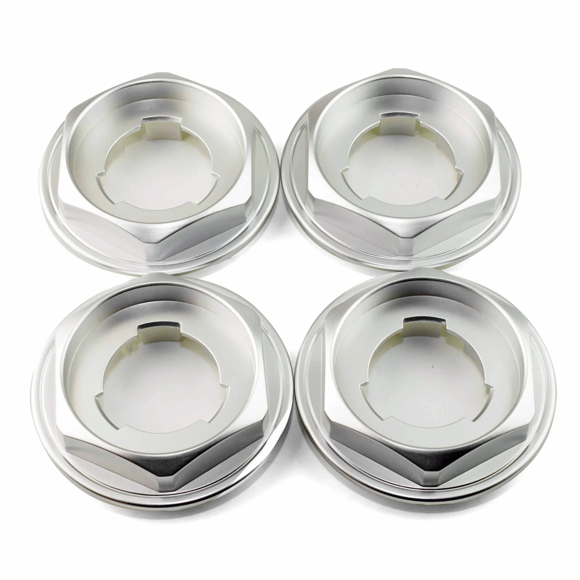 Kołpaki do felg 101 mm kompatybilne z BBS RM 09.23.212 srebrne