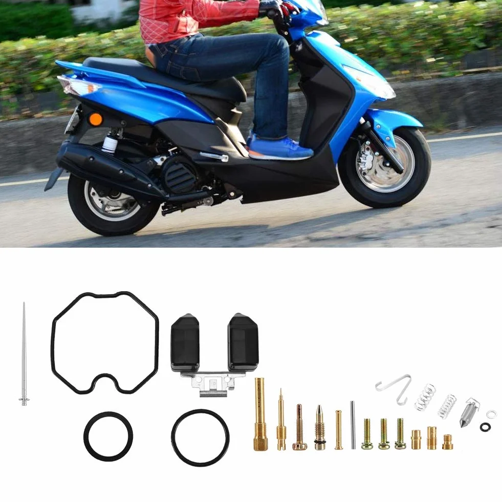 Zestaw Naprawczy Gaźnika Zestaw do Przebudowy Gaźnika Typu Straddle Zestawy Naprawcze Carb Wymiana Akcesoriów do Skutera Motocyklowego ATV