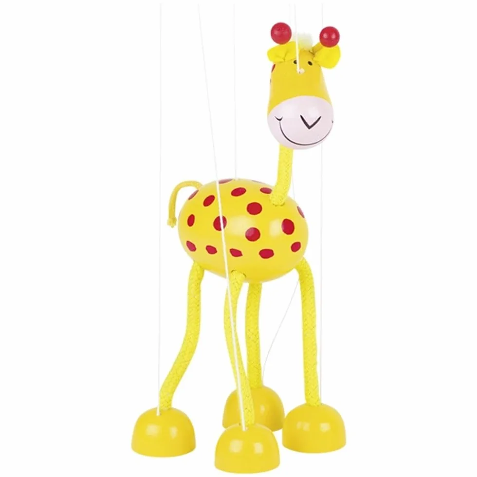 Marionette Giraffe: H= 27 cm, Holz, per Stück