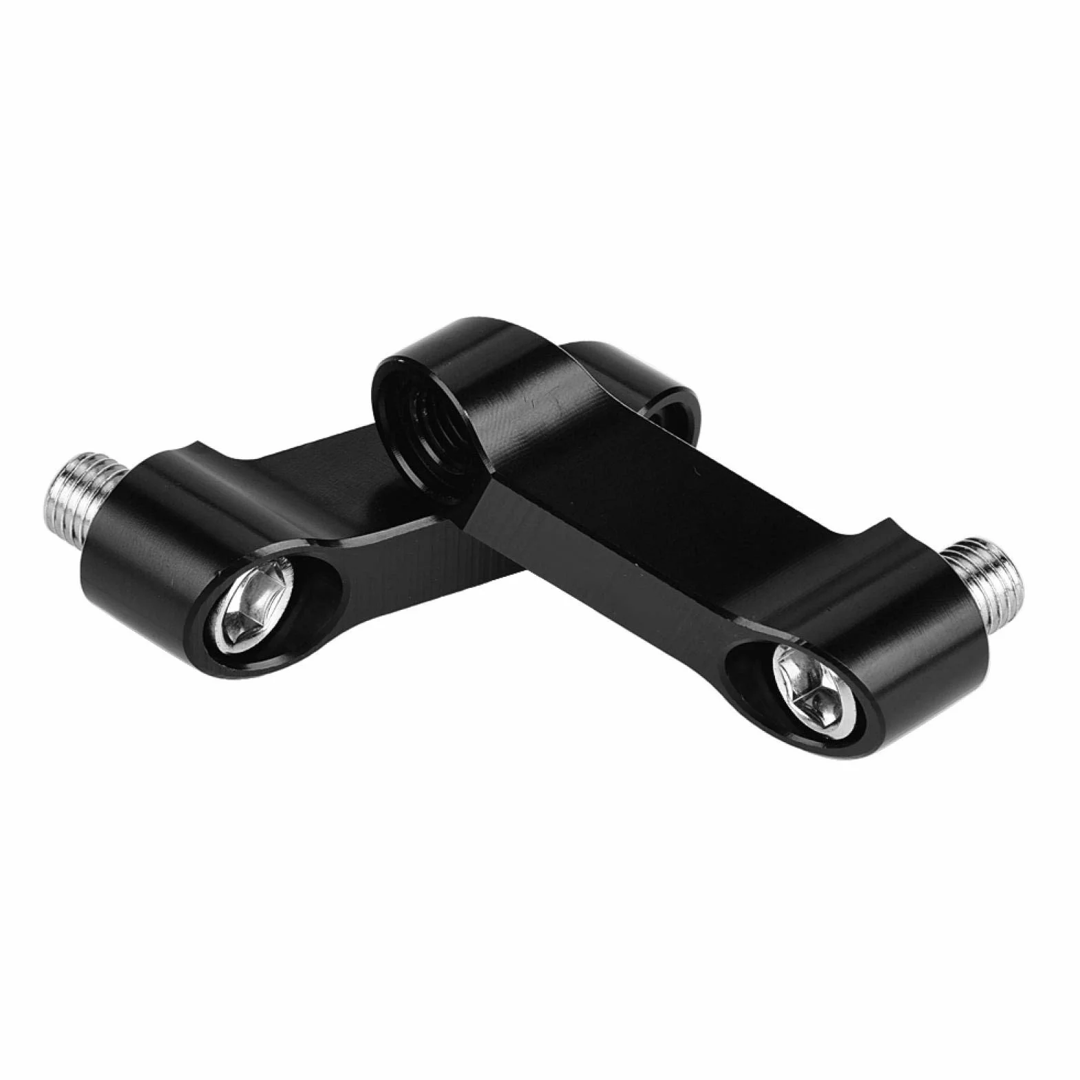 Adapter przedłużający do montażu lusterka motocyklowego, 10 mm 8 mm, zestaw adaptera lusterka motocyklowego, przedłużenie wspornika montażowego, lusterka lusterka motocyklowe uchwyt tylny+przedłużacz
