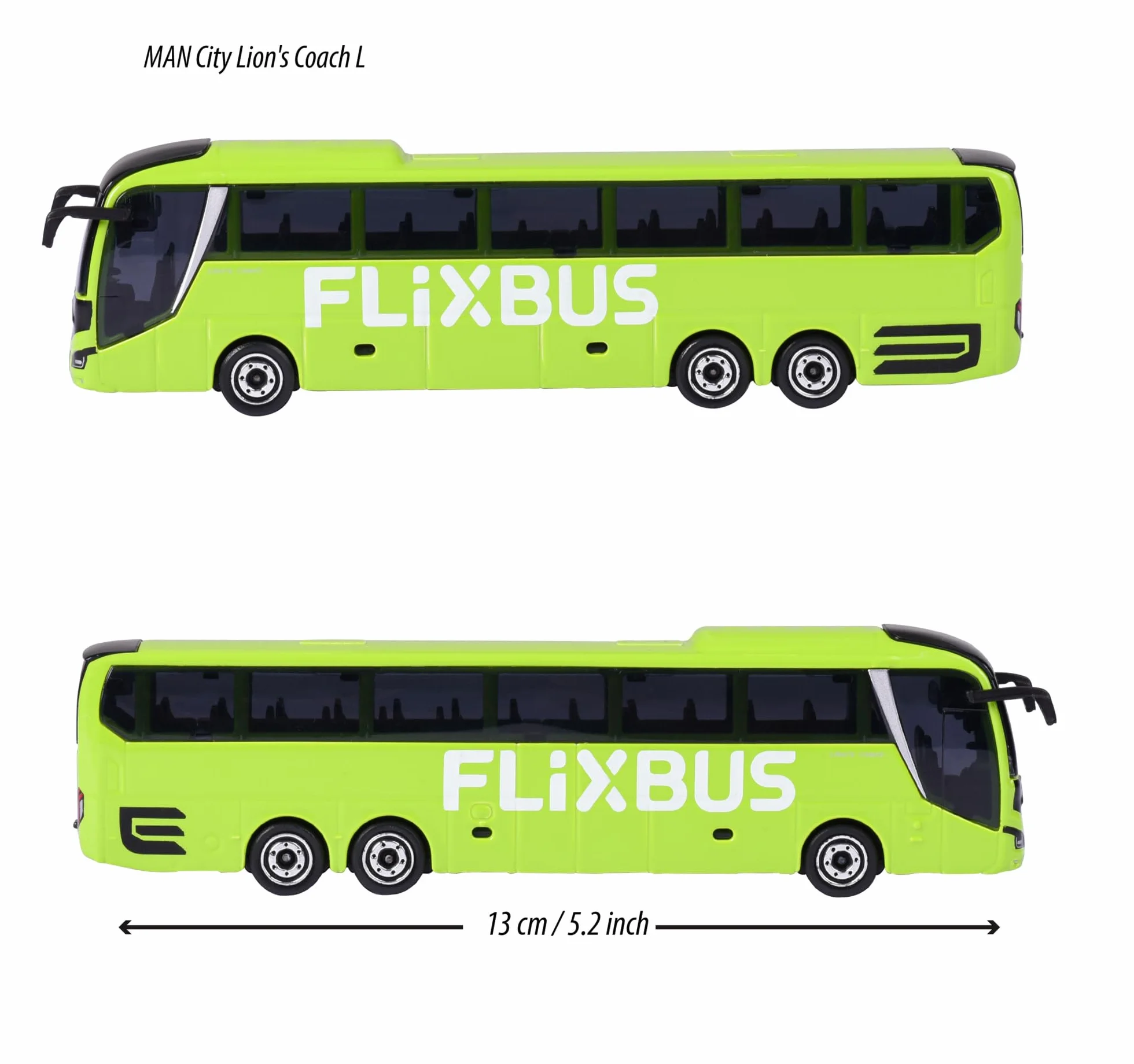 Majorette Flixbus Man City Lion'S Coach L Samochód Zabawkowy, Zielony/Czarny, Od 3 Lat