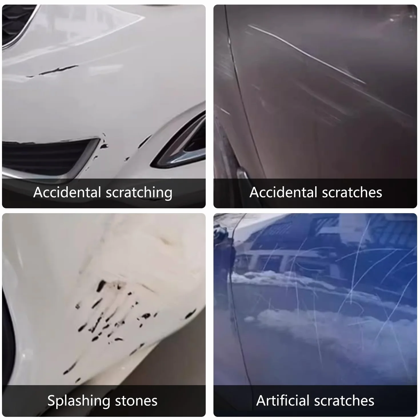 TOPABYTE pisak do naprawy lakieru Tesla Model Y/X/S/3 Highland Pearl White Multi-Coat