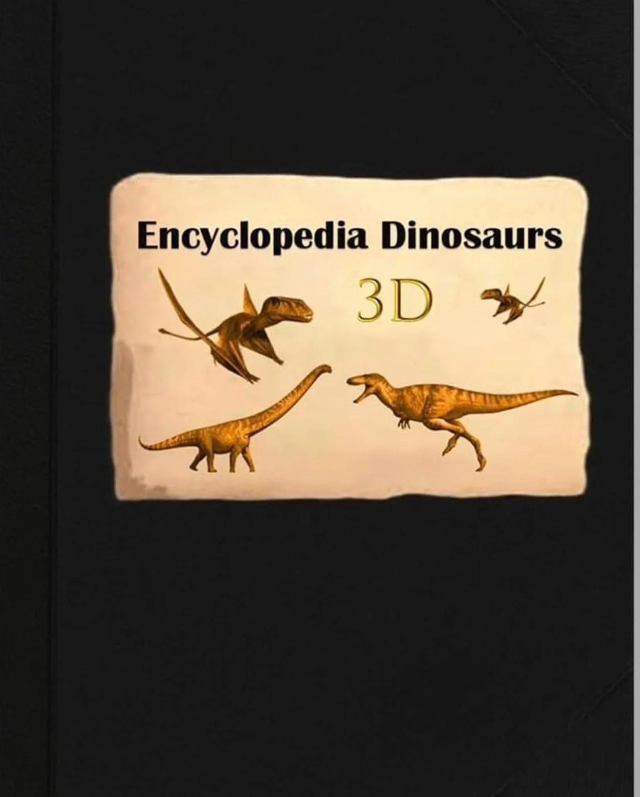 Générique Encyklopedia prehistorycznych dinozaurów 3D dla dzieci - interaktywna książka pop-up z zabawnymi faktami, realistyczną ilustracją, prezent edukacyjny
