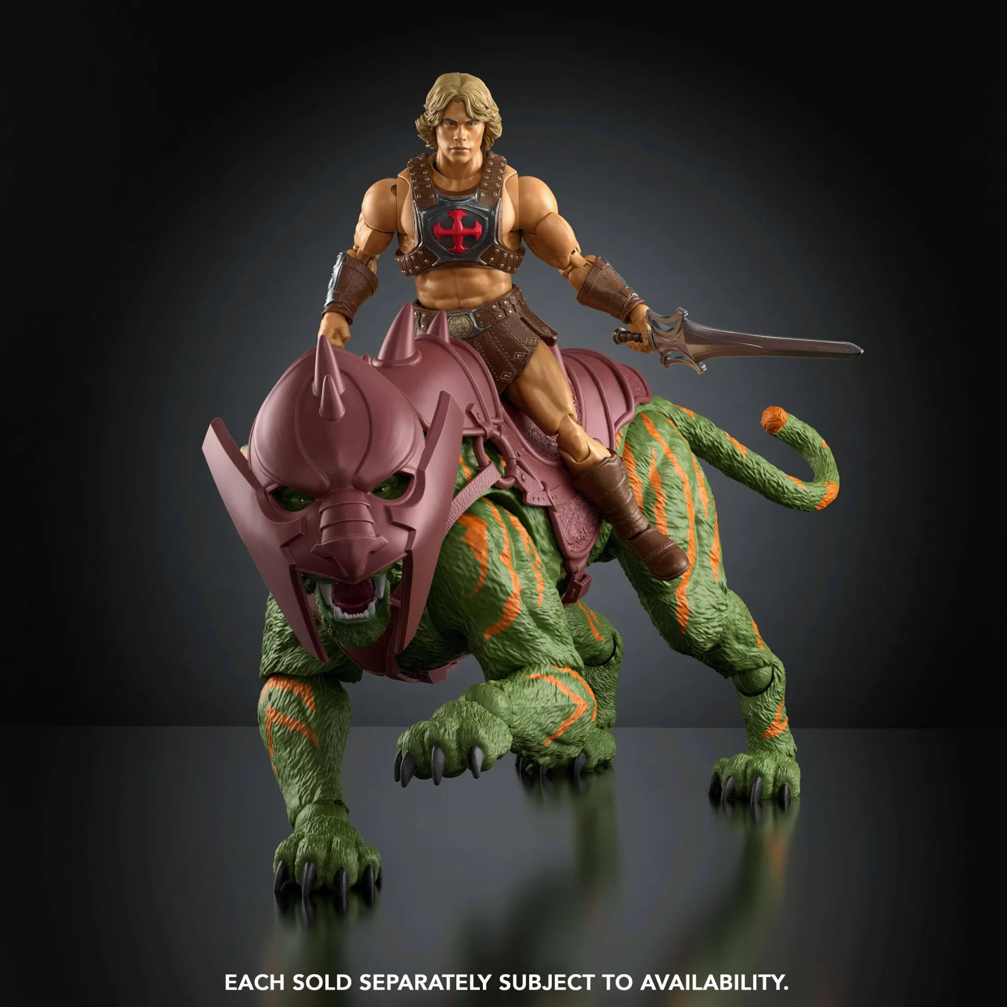 Masters of the Universe Chronicles Władcy Wszechświata Film 2026 Kot Bojowy Figurka kolekcjonerska w skali 1:12, filmowy wygląd, wierny tygrys z filmu z 2026 roku, 6+, fanów i kolekcjonerów, JKJ32